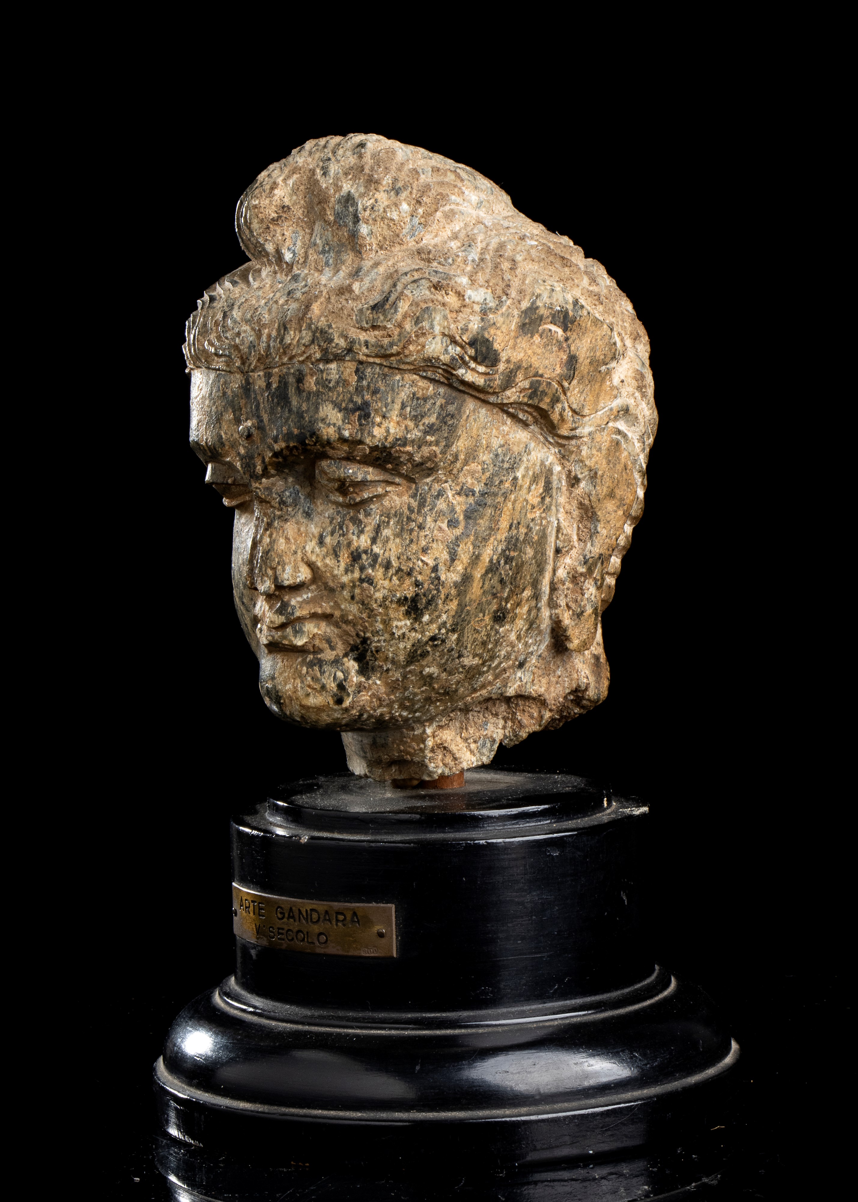 TESTA DI BUDDHA IN PIETRA