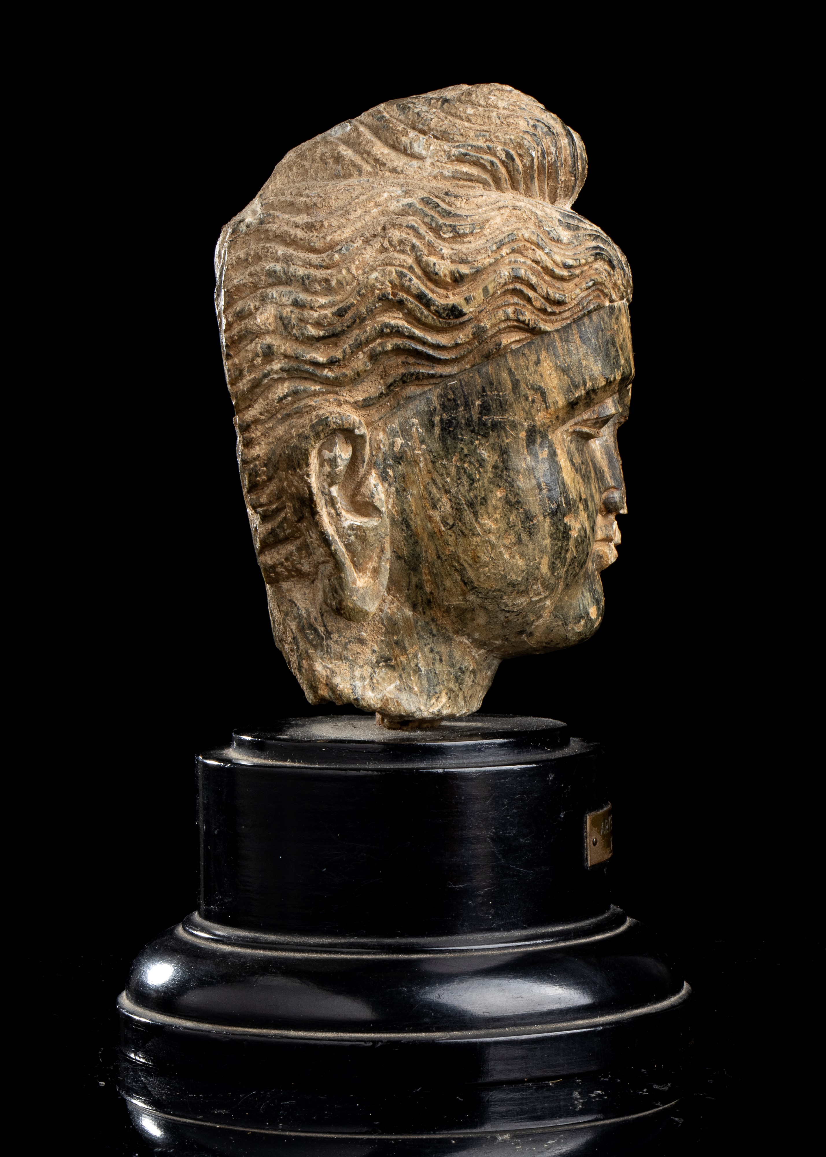 TESTA DI BUDDHA IN PIETRA