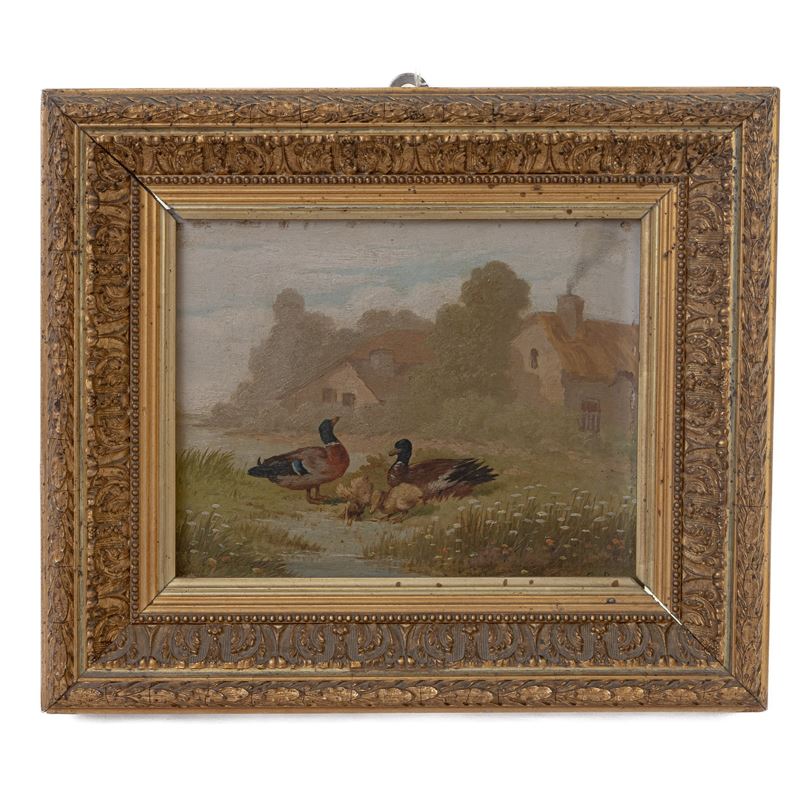 Scorcio di Campagna con Papere