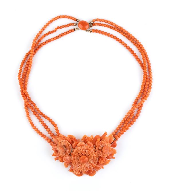 Maestranze di Torre del Greco - Mediterranean coral necklace