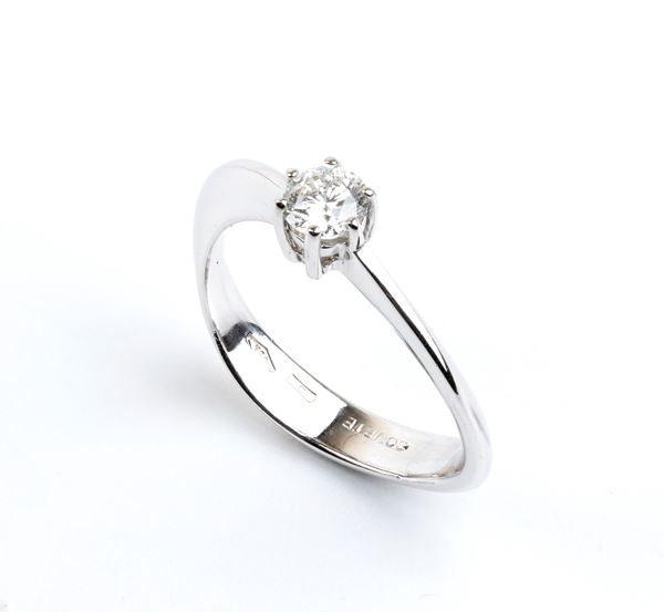 COMETE - Diamond gold ring 