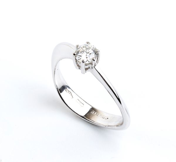 COMETE - Diamond gold ring 