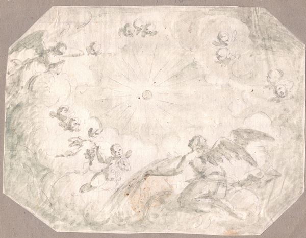 Study for a ceiling decoration