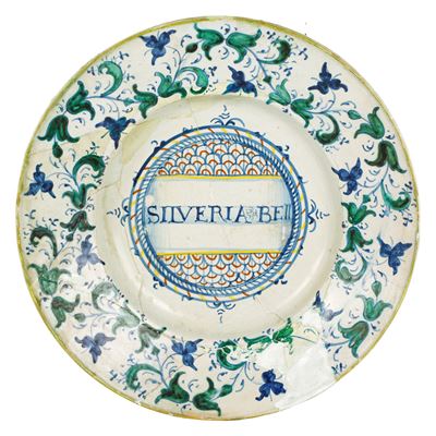 Gamelio in Ceramica Policroma,