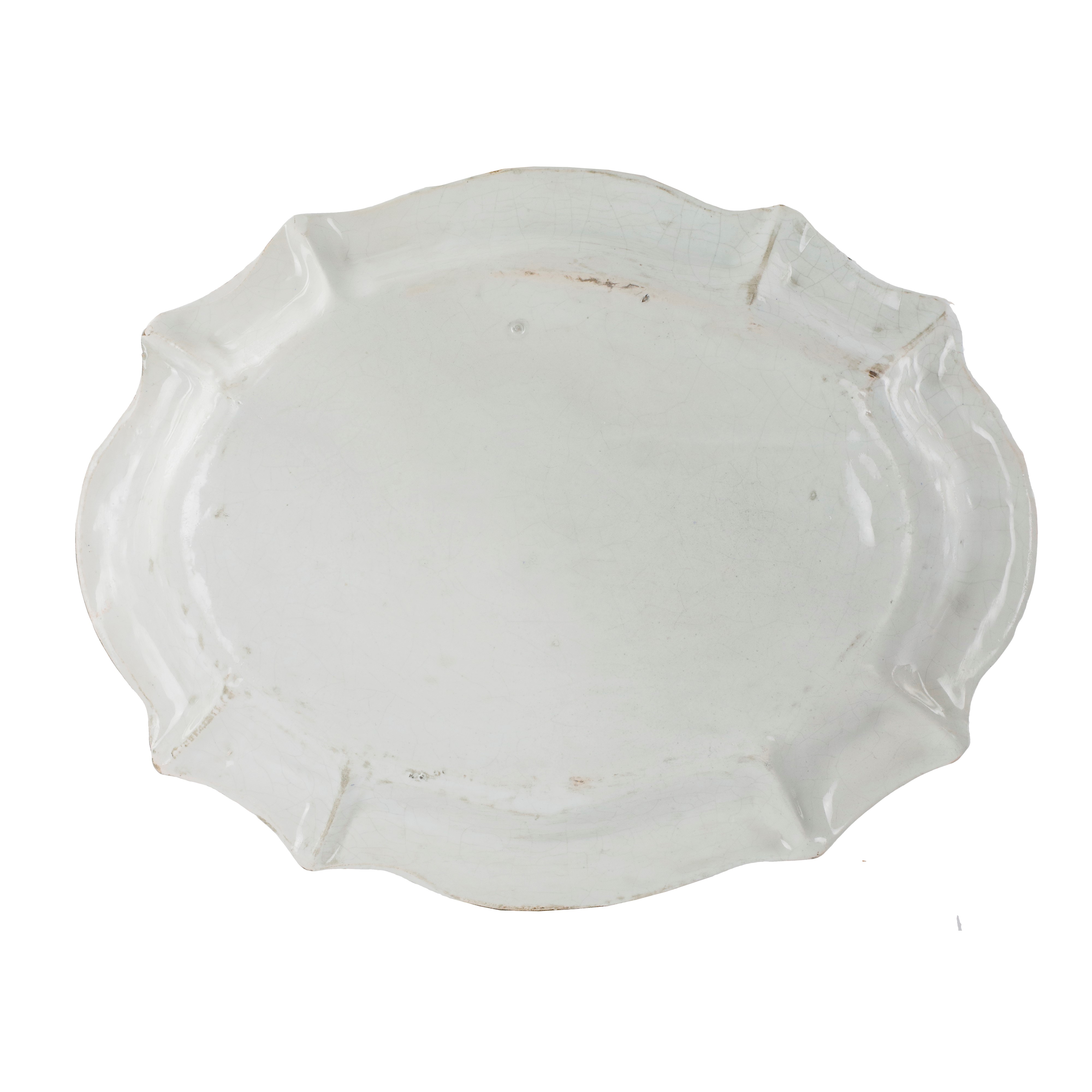 Zuppiera con Vassoio in Ceramica Policroma,