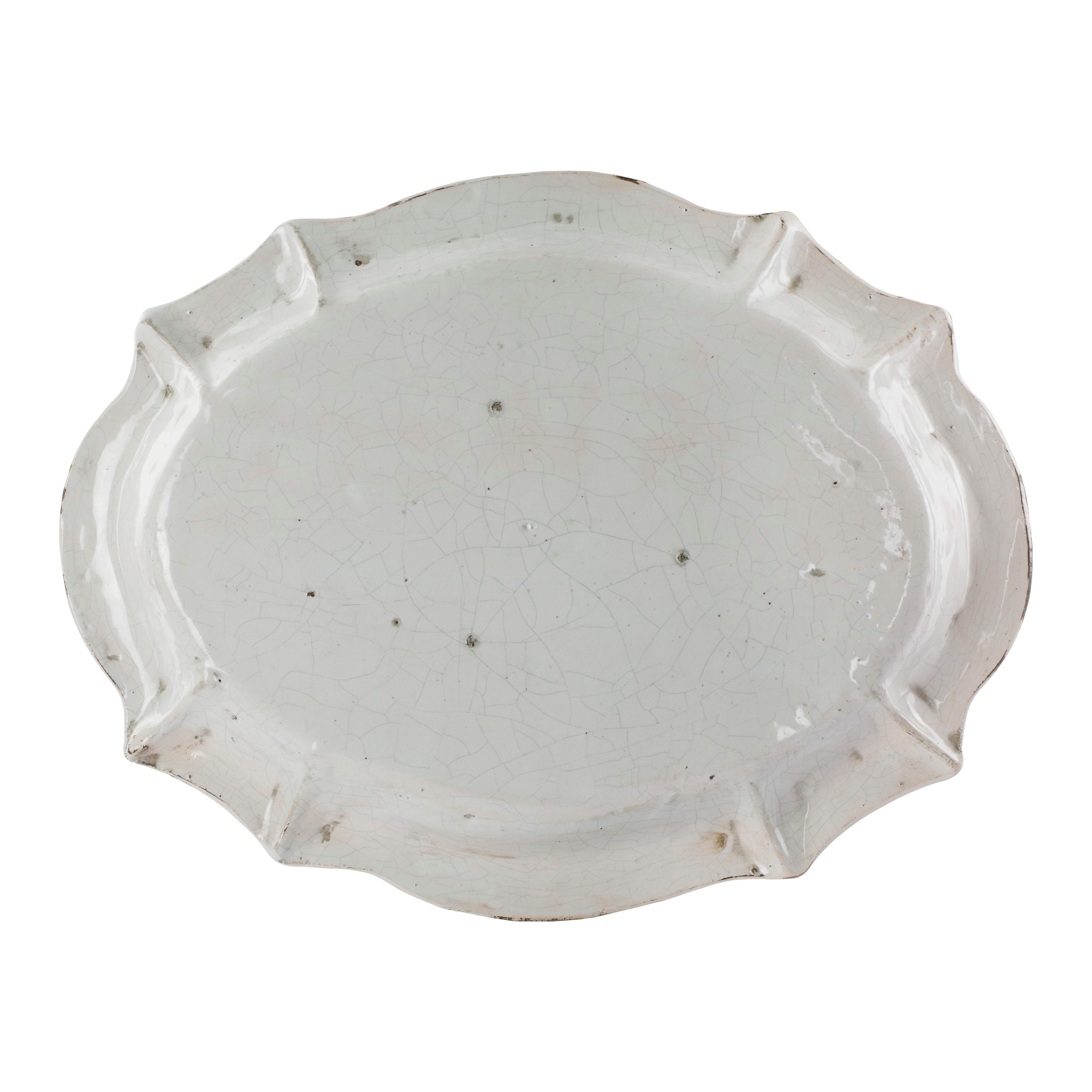 Zuppiera con Vassoio in Ceramica Policroma