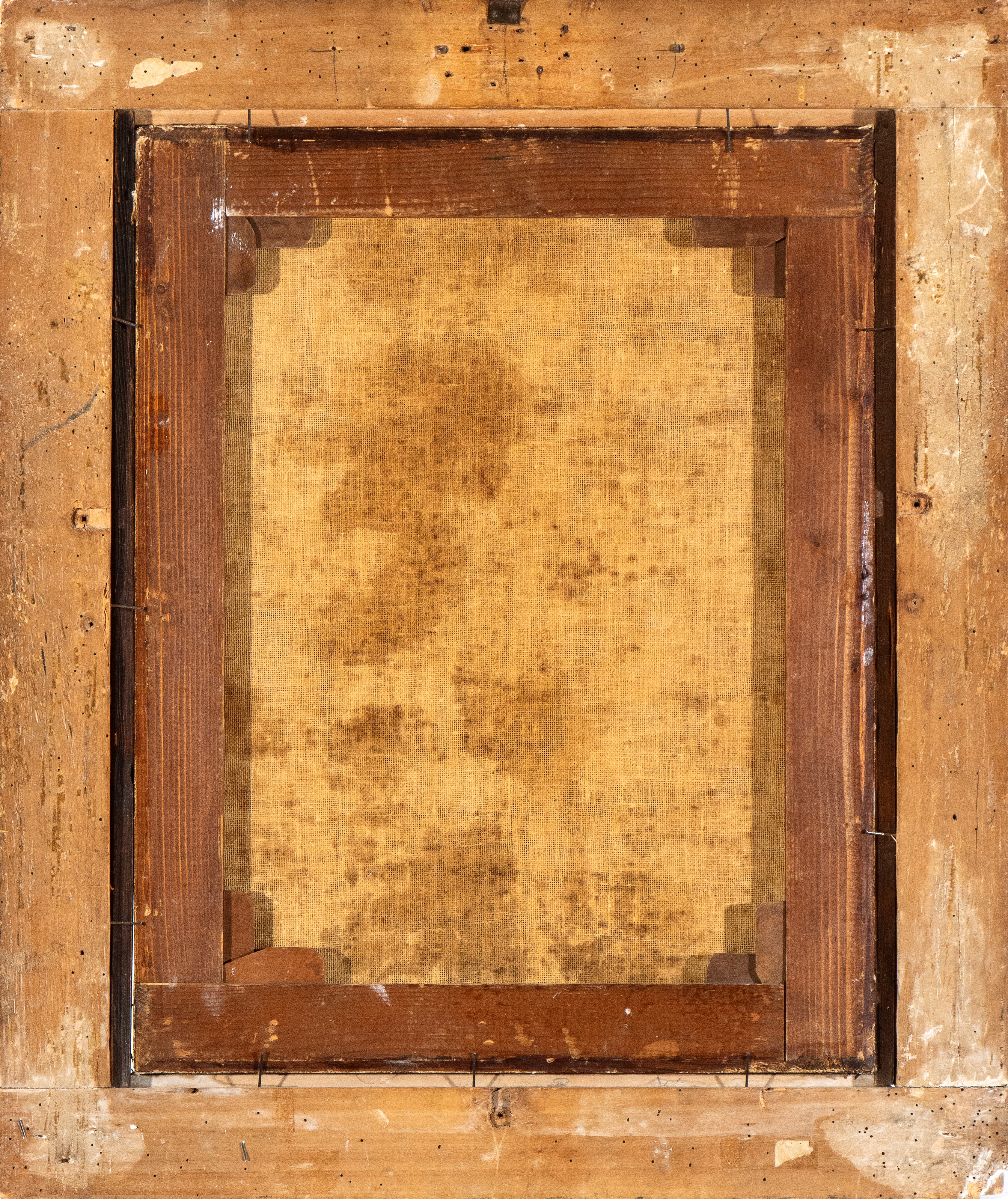Giuseppe Zais - Paesaggio con Case, Torrione, Corso D'acqua e Figure
