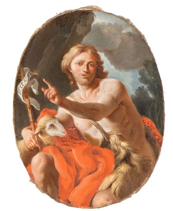 Artista emiliano, XVIII secolo - Saint John the Baptist