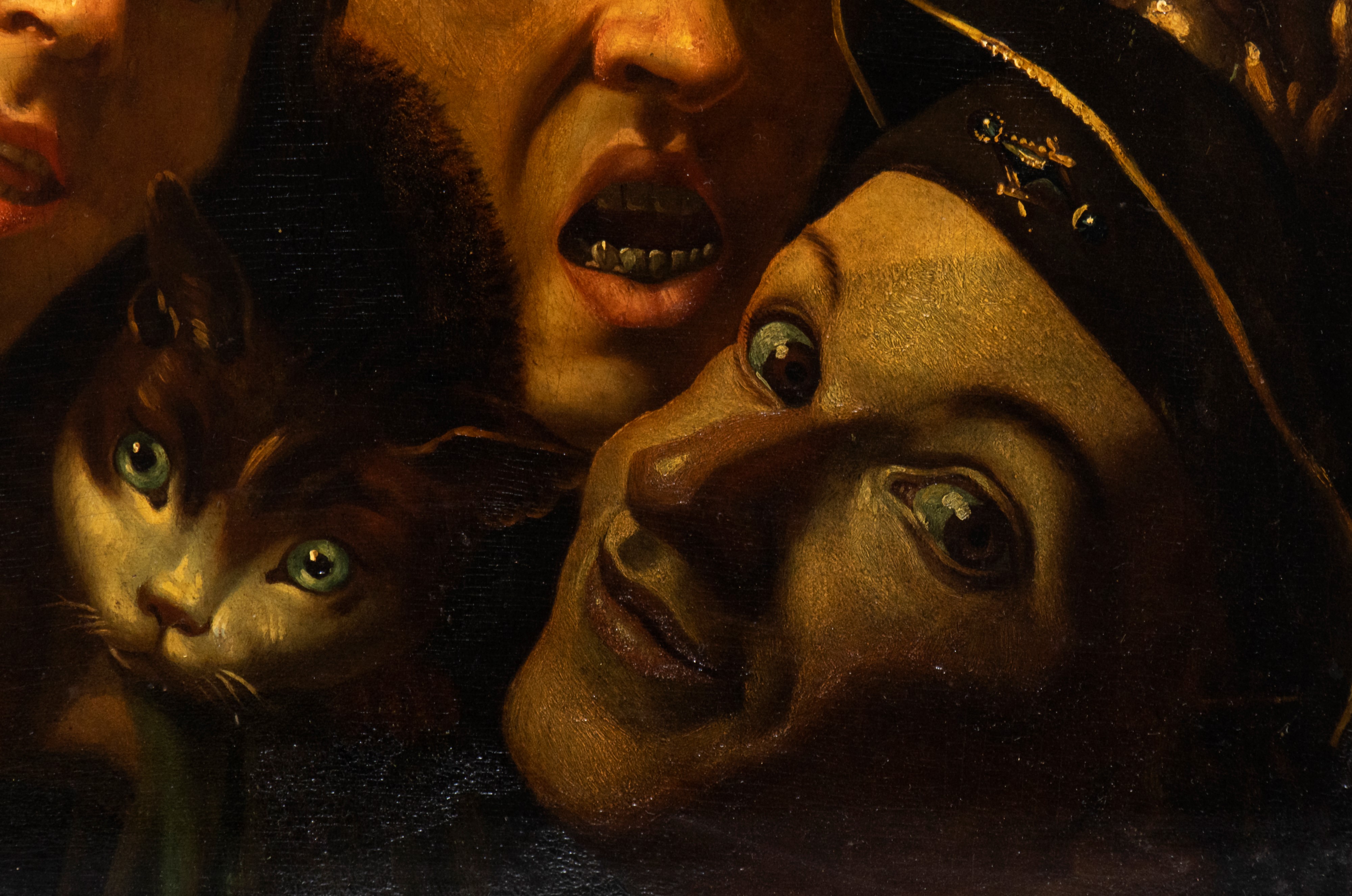 Artista Napoletano, XVIII Secolo - Studio di Teste di Carattere (i Peccati Capitali)