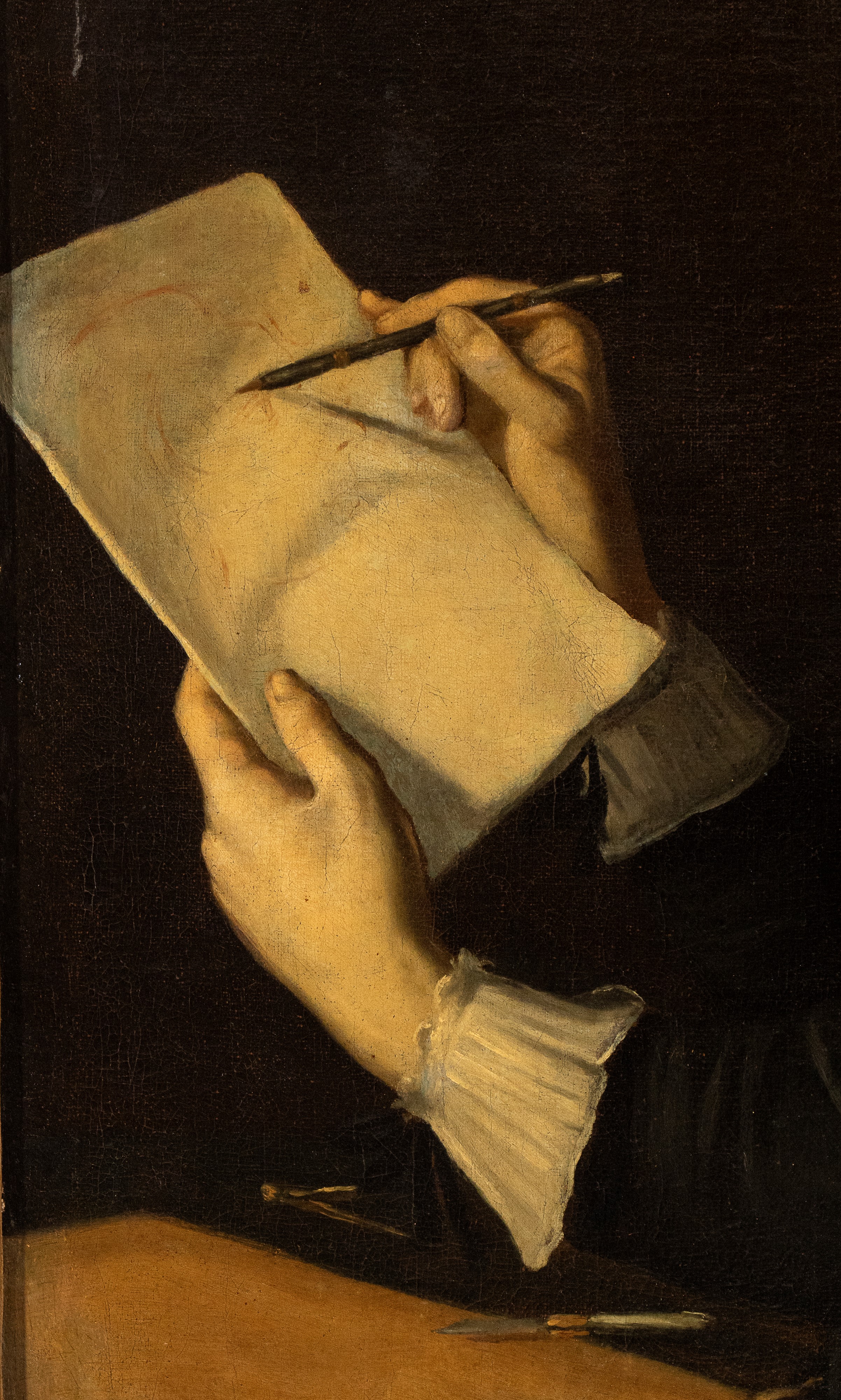 Artista Attivo a Roma, XVII Secolo - Ritratto di Giovane Artista