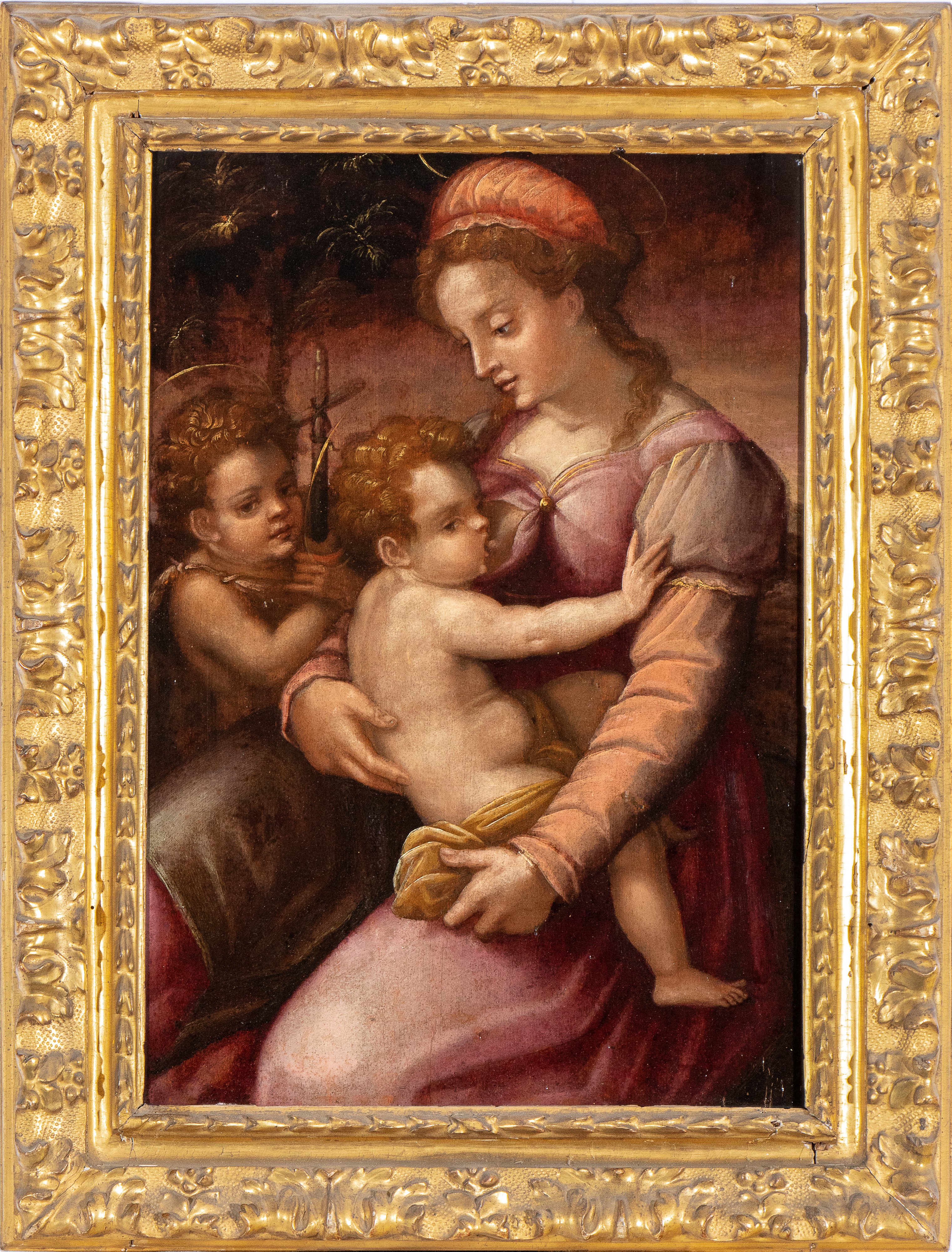 Artista Fiorentino, Seconda Metà XVI Secolo - Madonna con Bambino e San Giovannino