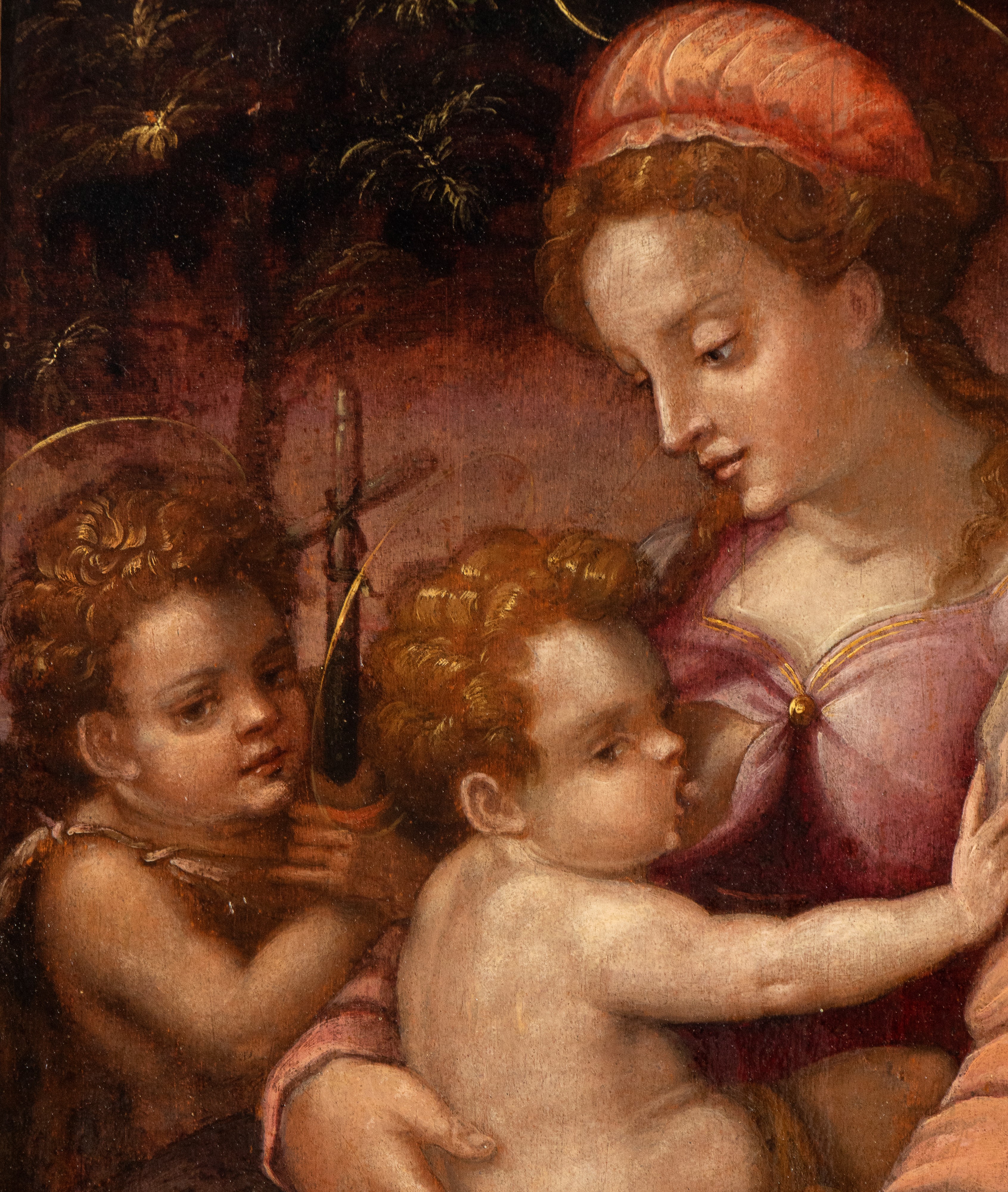 Artista Fiorentino, Seconda Metà XVI Secolo - Madonna con Bambino e San Giovannino