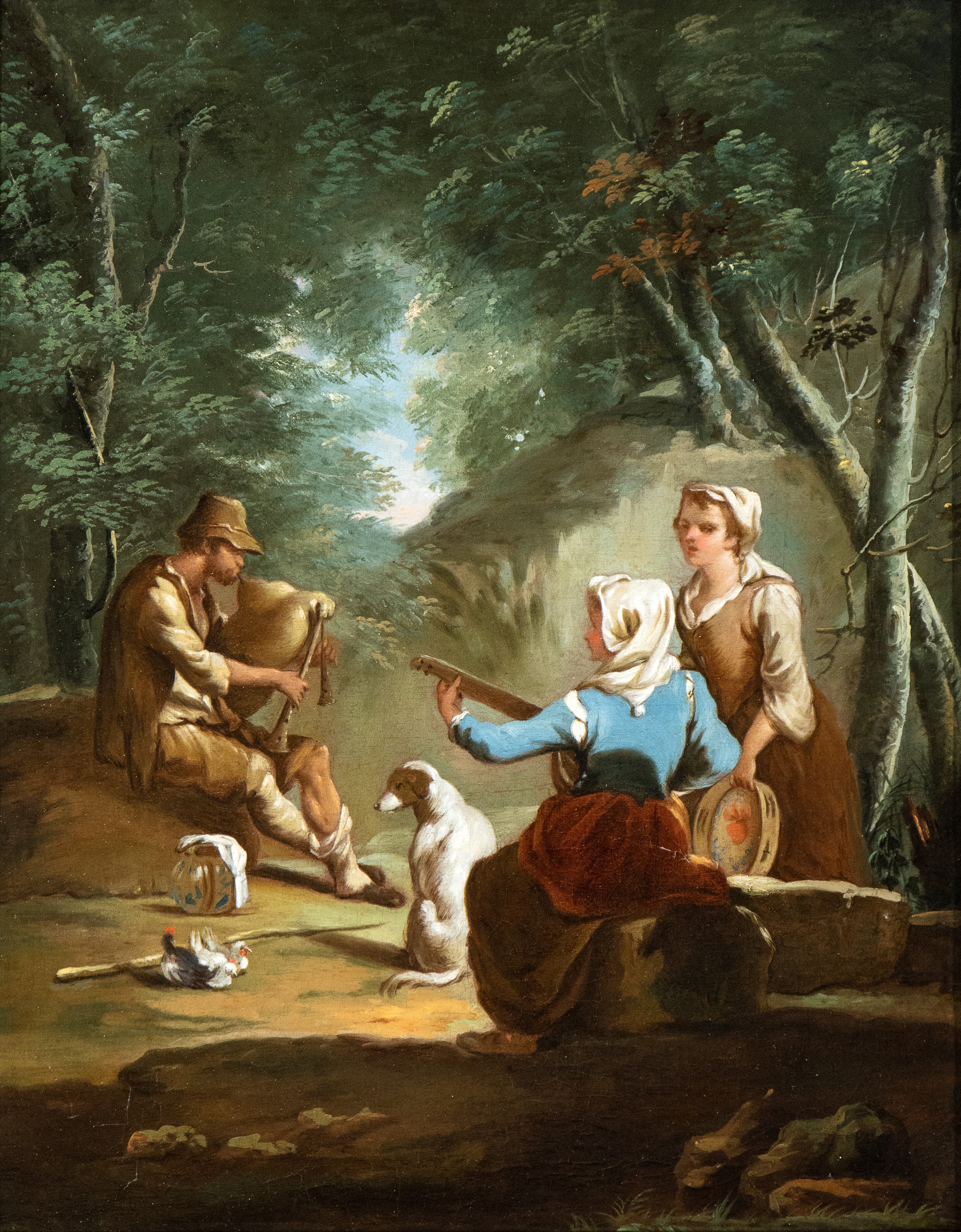 Paolo Monaldi - A) Paesaggio con Concerto di Contadini; B) Paesaggio con Contadini a Lavoro. Copp...