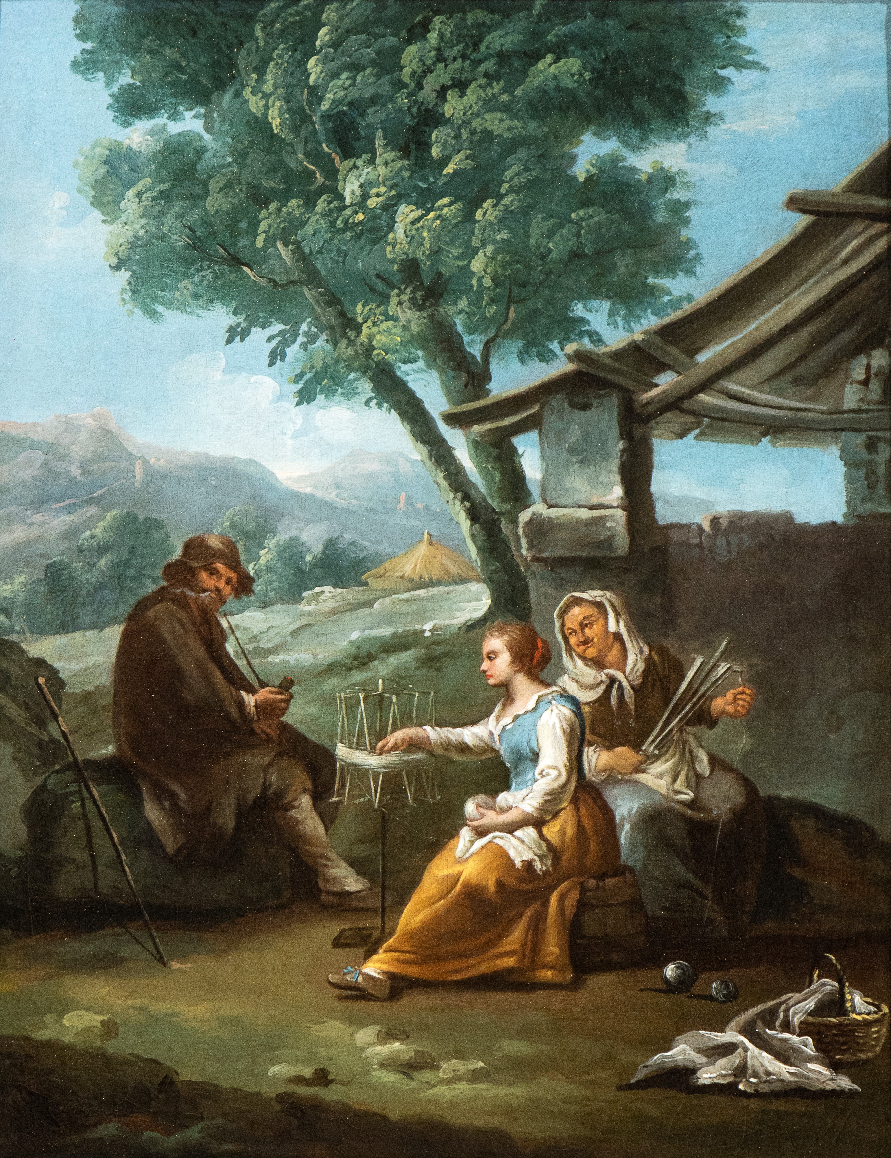 Paolo Monaldi - A) Paesaggio con Concerto di Contadini; B) Paesaggio con Contadini a Lavoro. Copp...