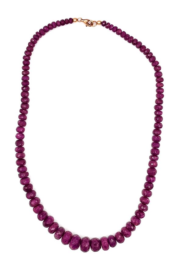 Ruby roots necklace