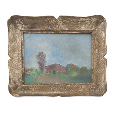 Paesaggio con Casa Rossa