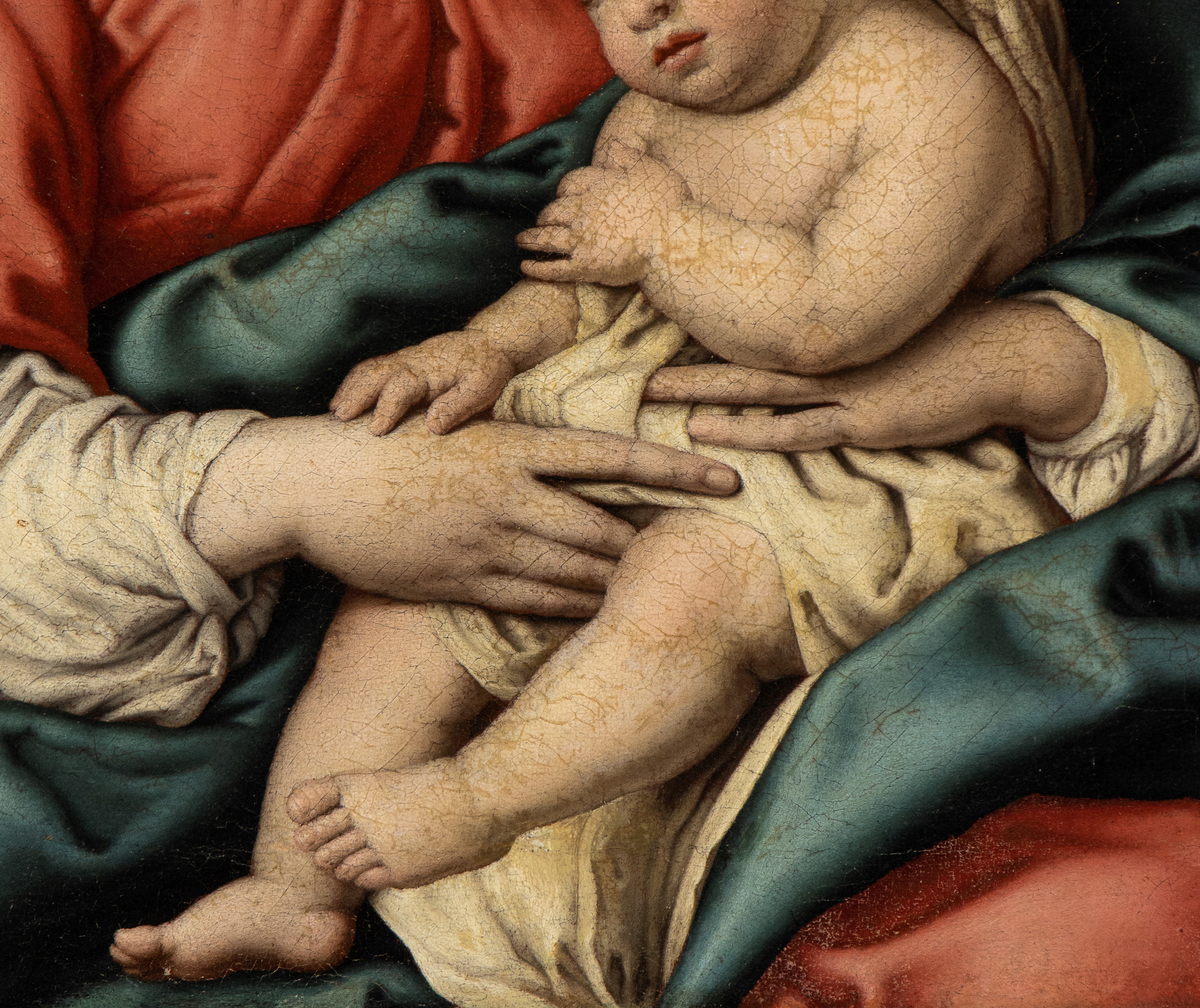 Giovanni Battista Salvi Sassoferrato - (studio Di) Madonna con Bambino