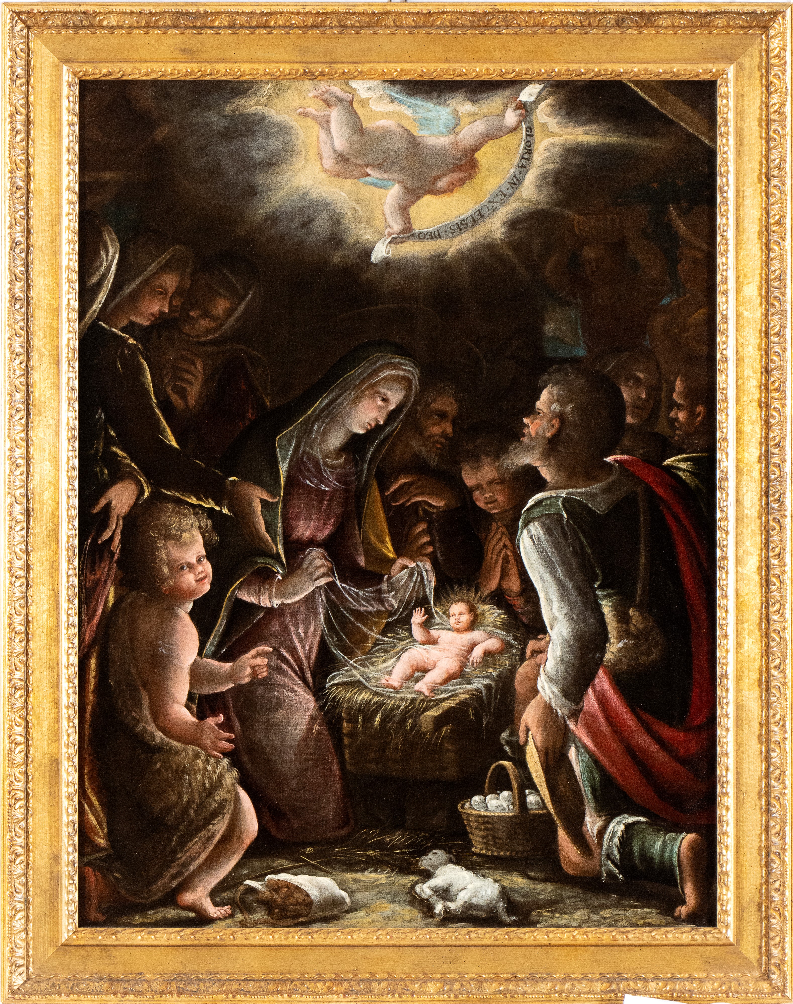 Scuola Cremonese, Fine XVI - Inizio XVII Secolo - Adorazione dei Pastori