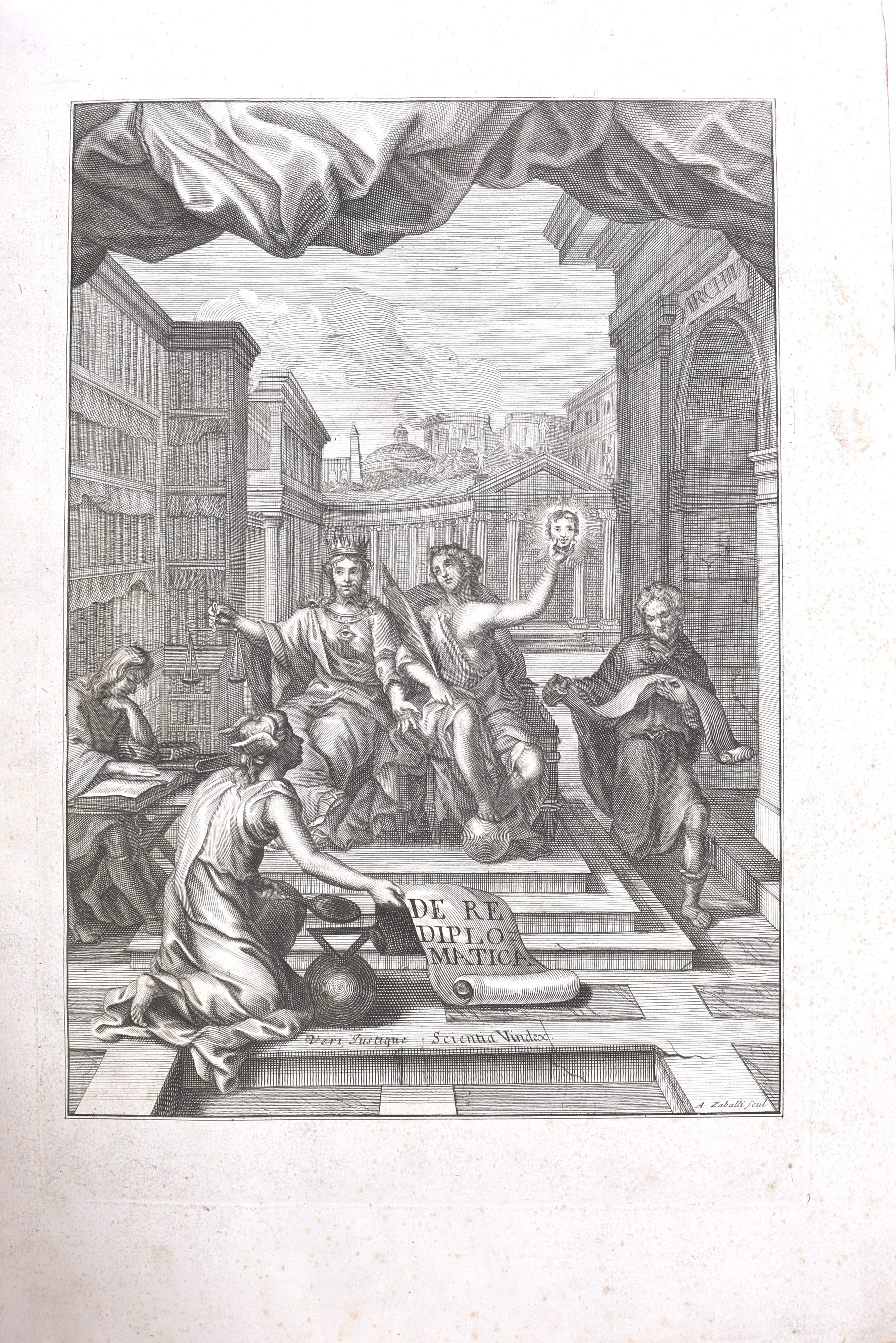Mabillon, Jean. “de Re Diplomatica Libri Vi ...” T. i e II Ex Typographia Vincentii Ursini . Neap...