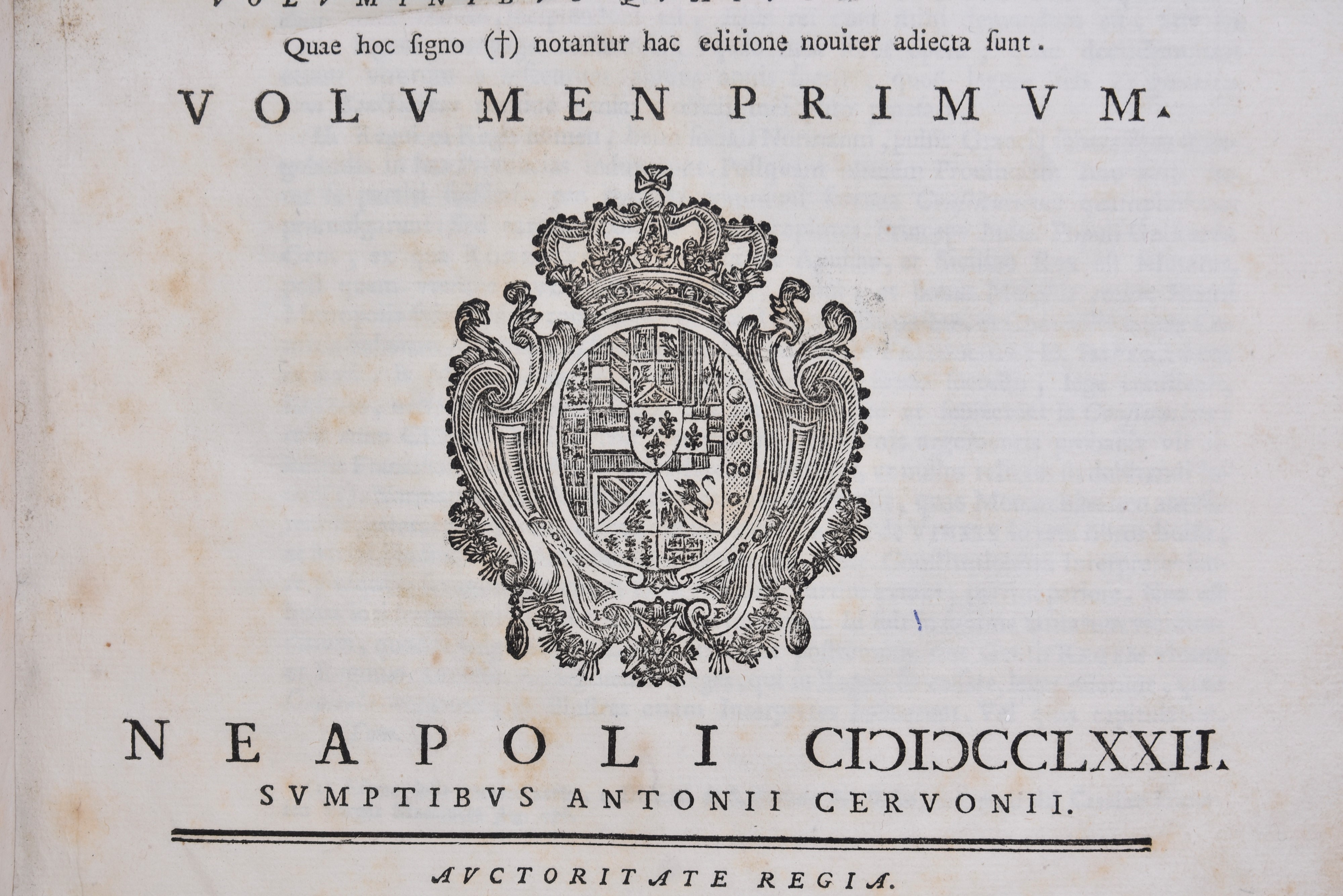 Vario, Domenico Alfeno (1729-ca.1794): Pragmaticae Edicta Decreta Interdicta Regiaeque Sanctiones...