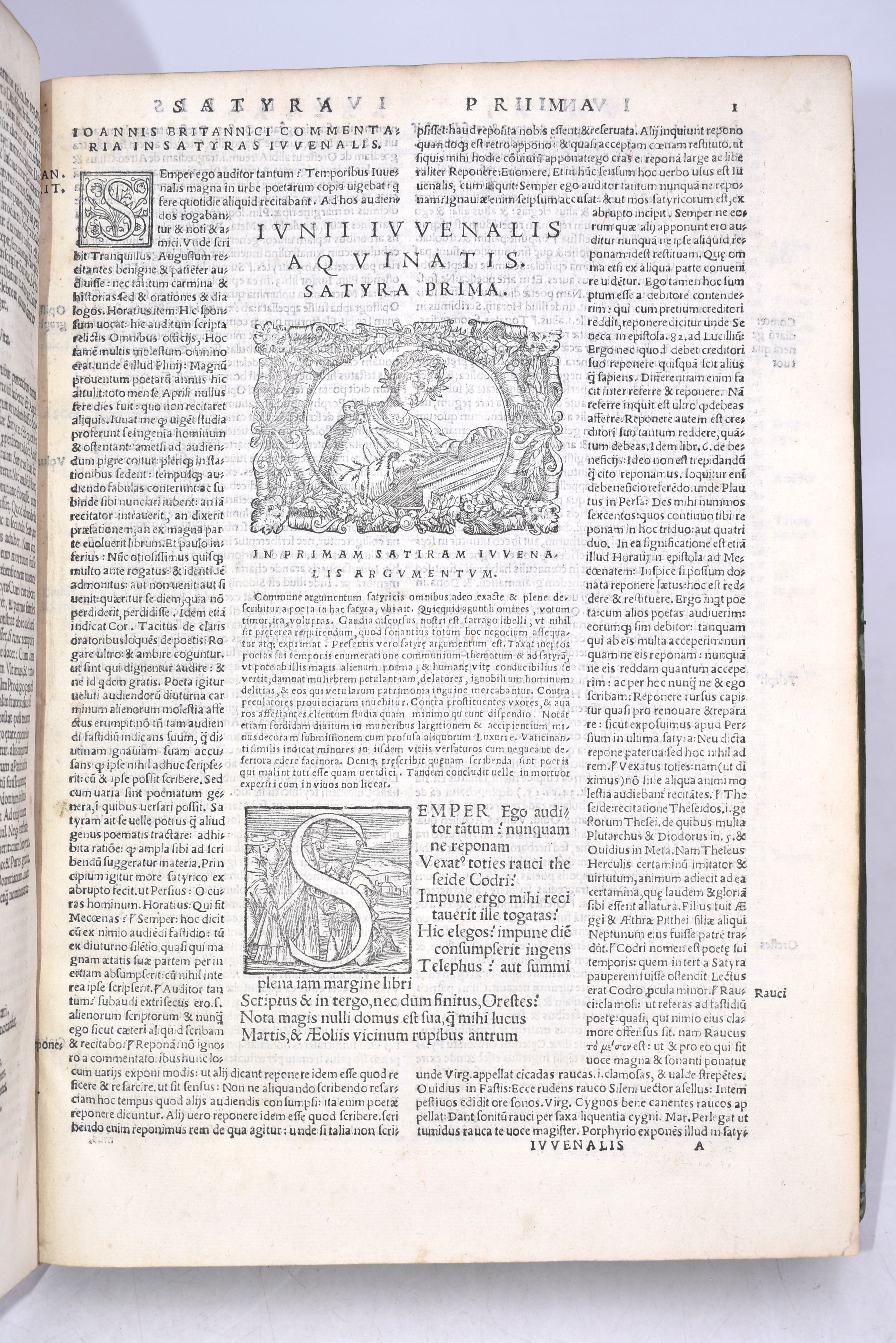 Giovenale, Juvenalis, Decimus Junius (50-140). Opus… Interprete Ioanne Britannico Viro Eruditissi...