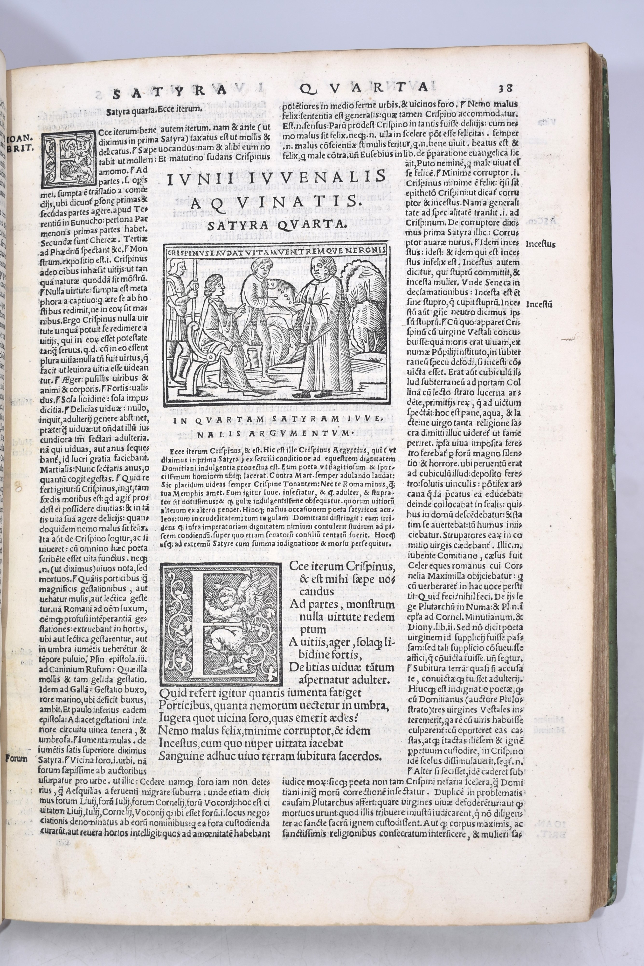 Giovenale, Juvenalis, Decimus Junius (50-140). Opus… Interprete Ioanne Britannico Viro Eruditissi...