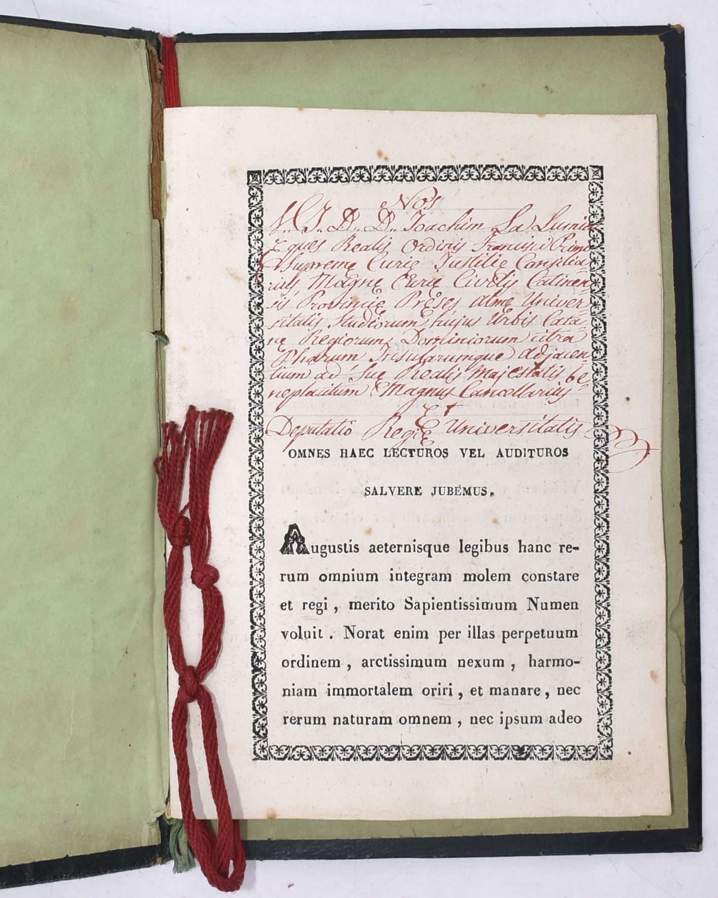 Laurea Giurisprudenza Regno Due Sicilie. Catania 1846 Antica Laurea in Giurisprudenza Dell’univer...