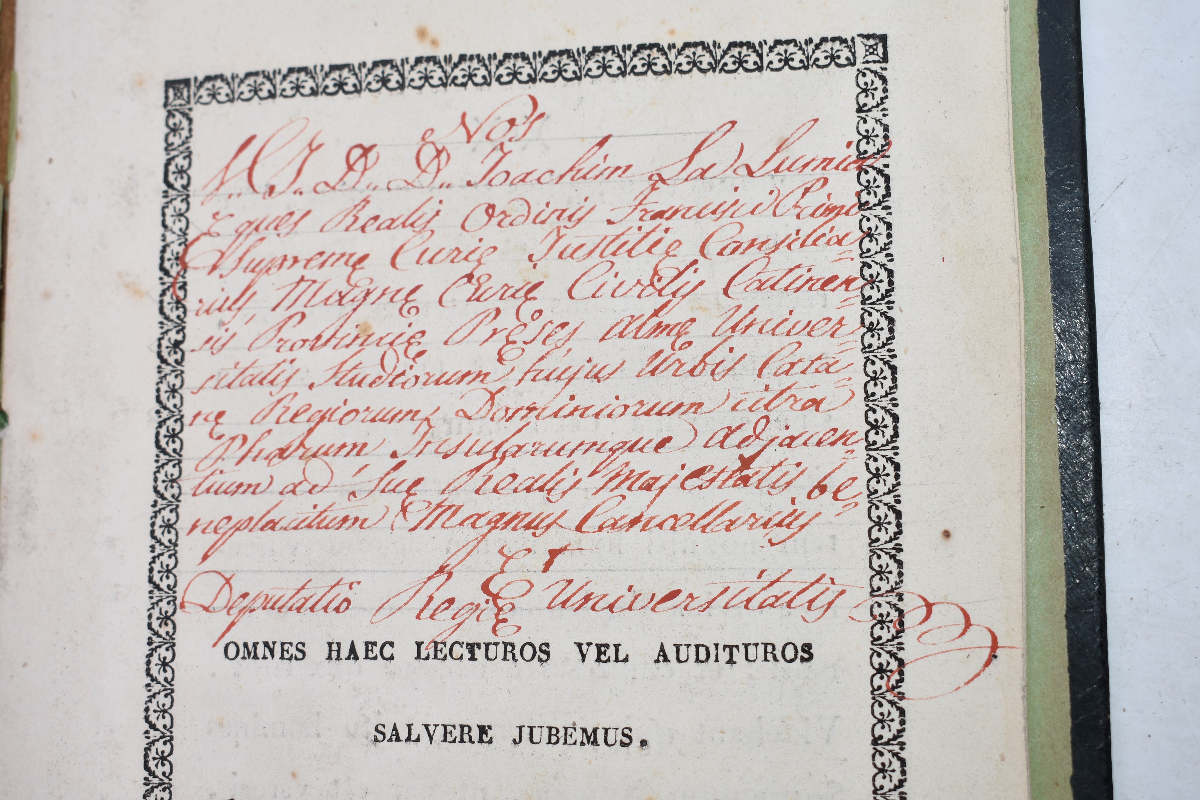 Laurea Giurisprudenza Regno Due Sicilie. Catania 1846 Antica Laurea in Giurisprudenza Dell’univer...
