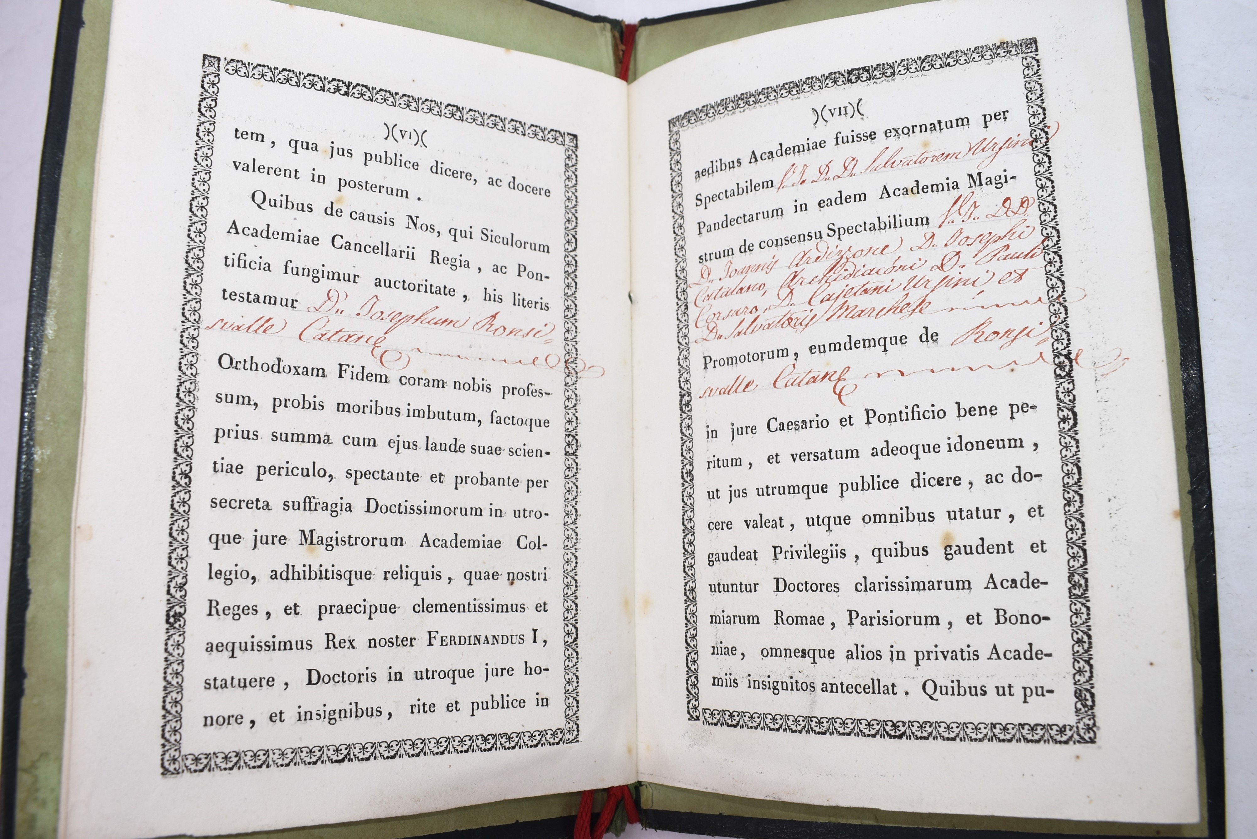 Laurea Giurisprudenza Regno Due Sicilie. Catania 1846 Antica Laurea in Giurisprudenza Dell’univer...
