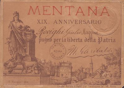 Garibaldi, Domenico Menotti (mostardas, 16 Settembre 1840 – Roma, 22 Agosto 1903)