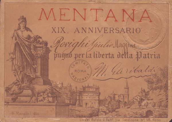 Garibaldi, Domenico Menotti (Mostardas, 16 settembre 1840 – Roma, 22 agosto 1903)