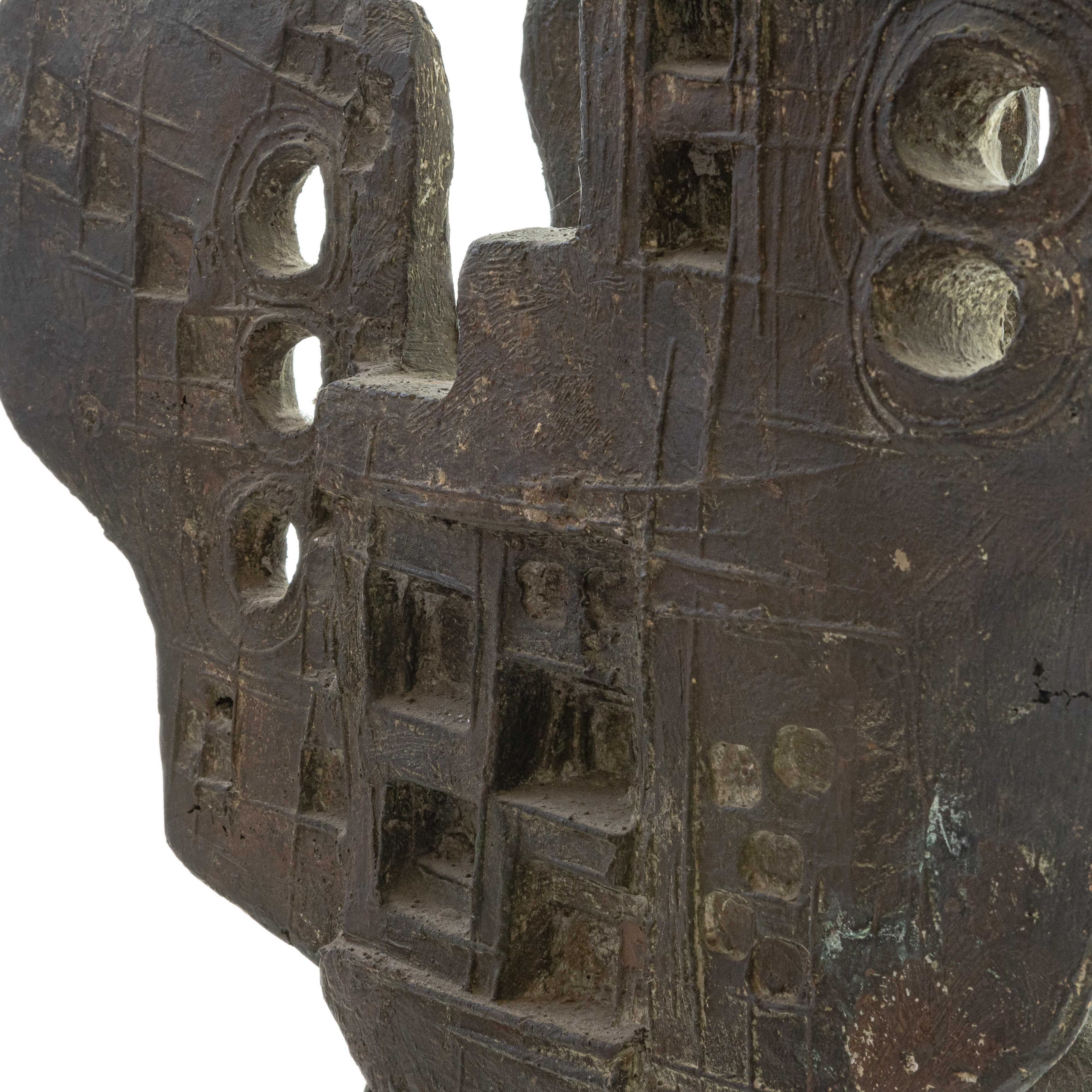 Pietro De Laurentiis - Scultura Geometrica Concettuale in Bronzo