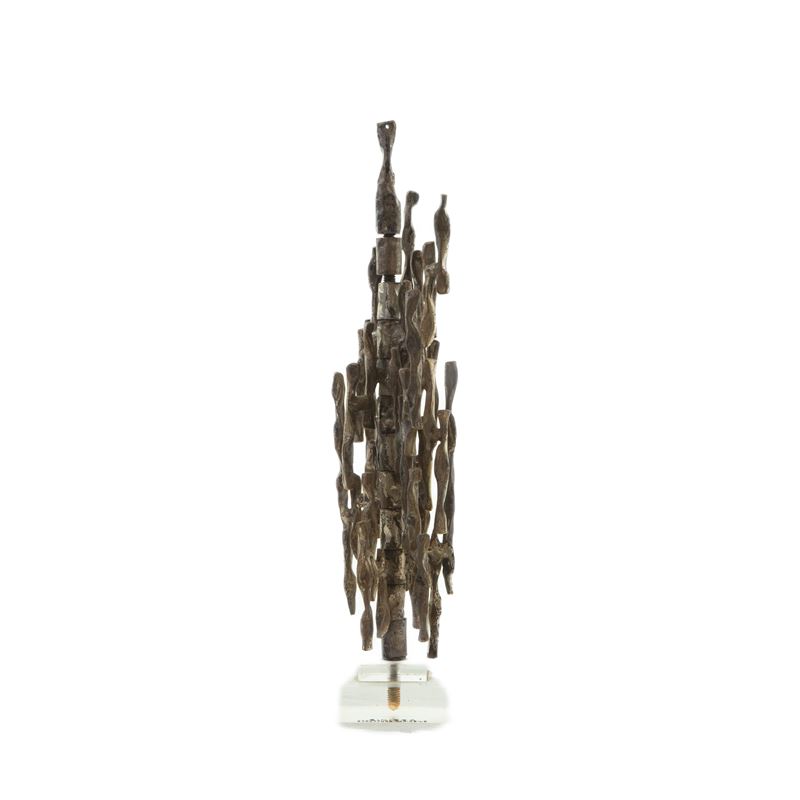 Fabio Sinisca - "struttura Variabile " , Scultura Concettuale in Bronzo