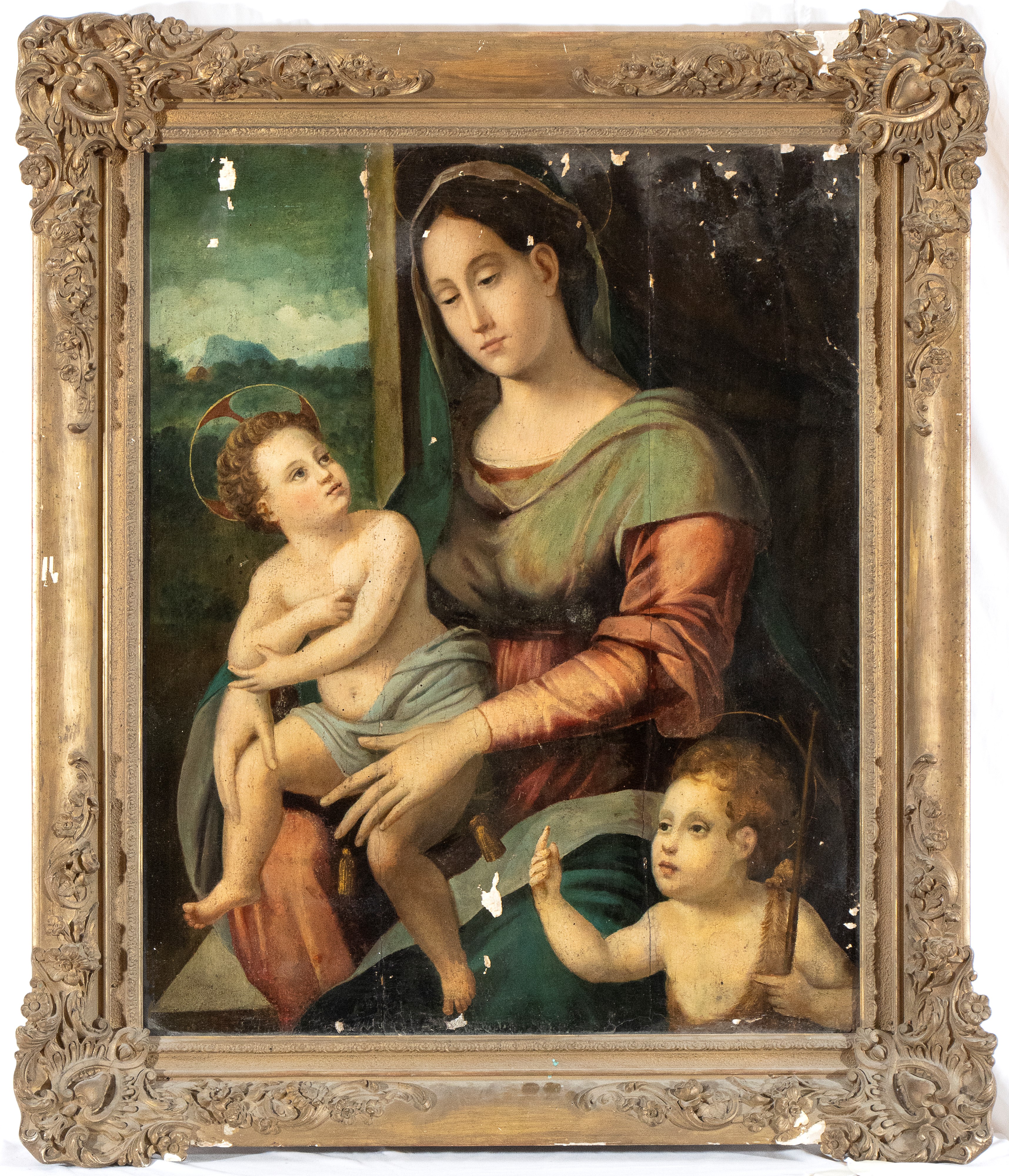 Francesco Brina - Madonna con il Bambino e San Giovannino