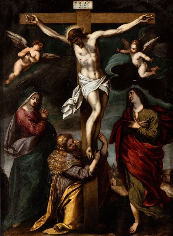Jacopo Negretti Palma il Giovane - Crucifixion 
