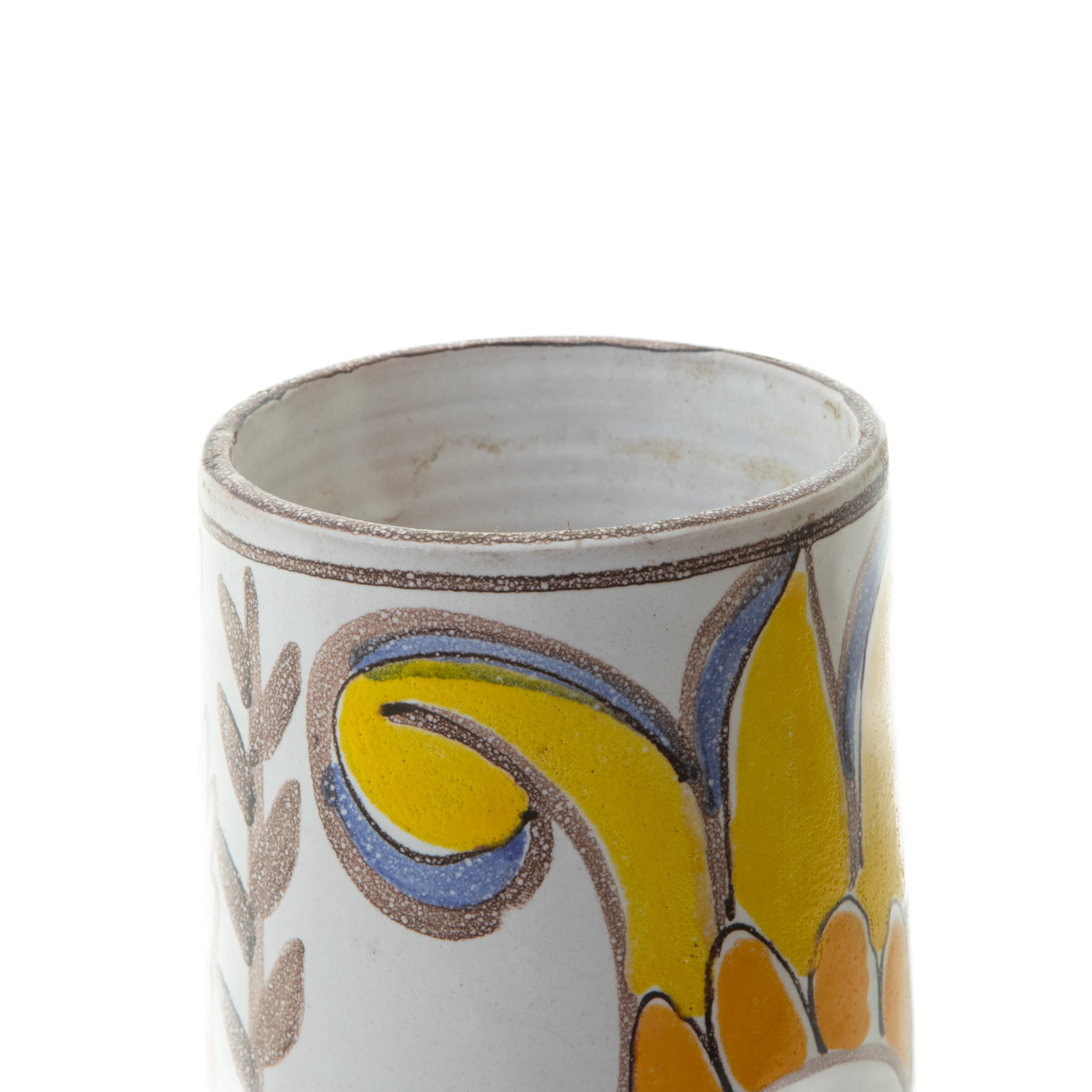 Giovanni De Simone - Vaso in Ceramica Policroma