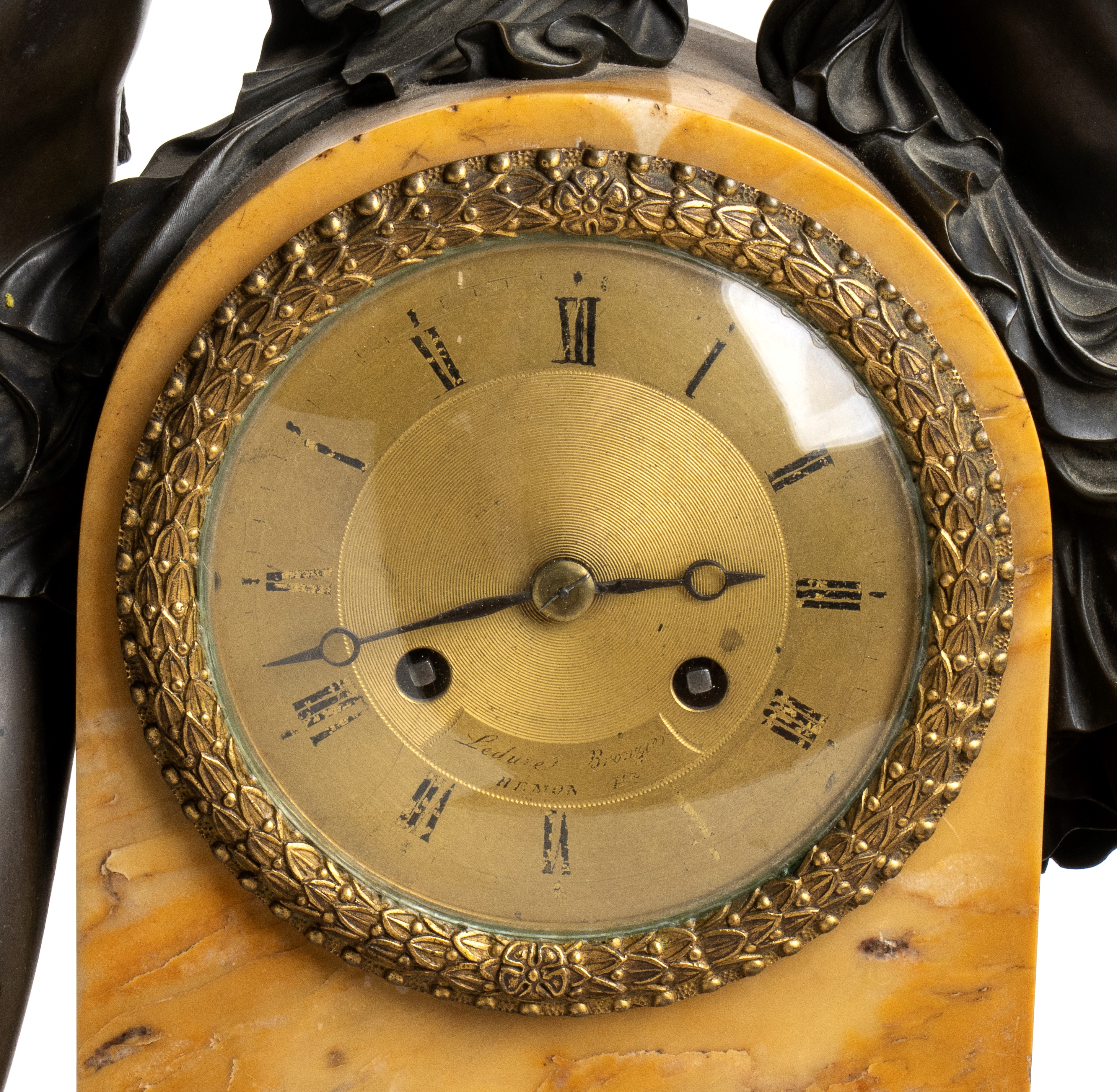 Ledure Bronzier Hémon Her - Orologio D'appoggio Francese Raffigurante "amore e Psiche"