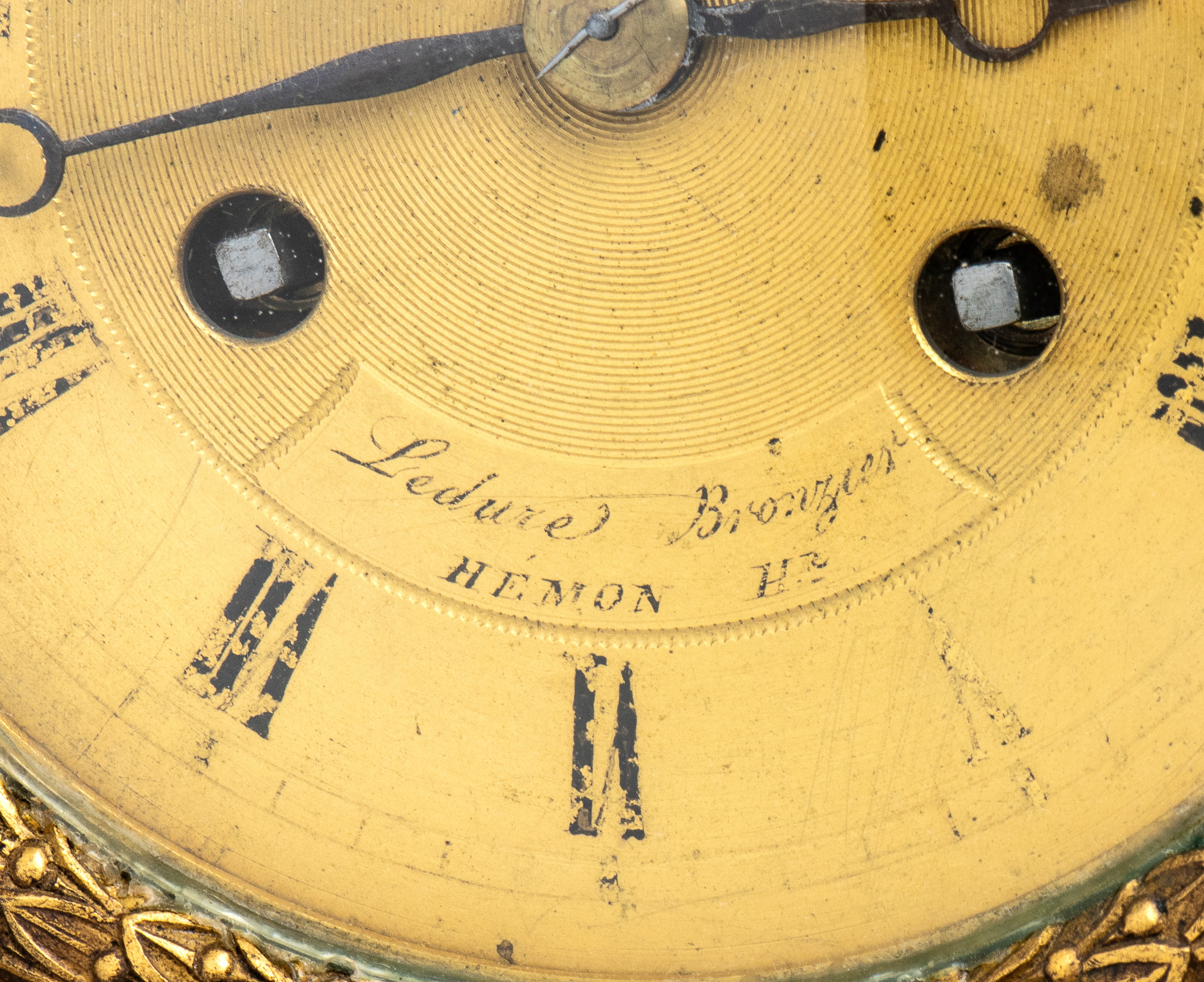 Ledure Bronzier Hémon Her - Orologio D'appoggio Francese Raffigurante "amore e Psiche"