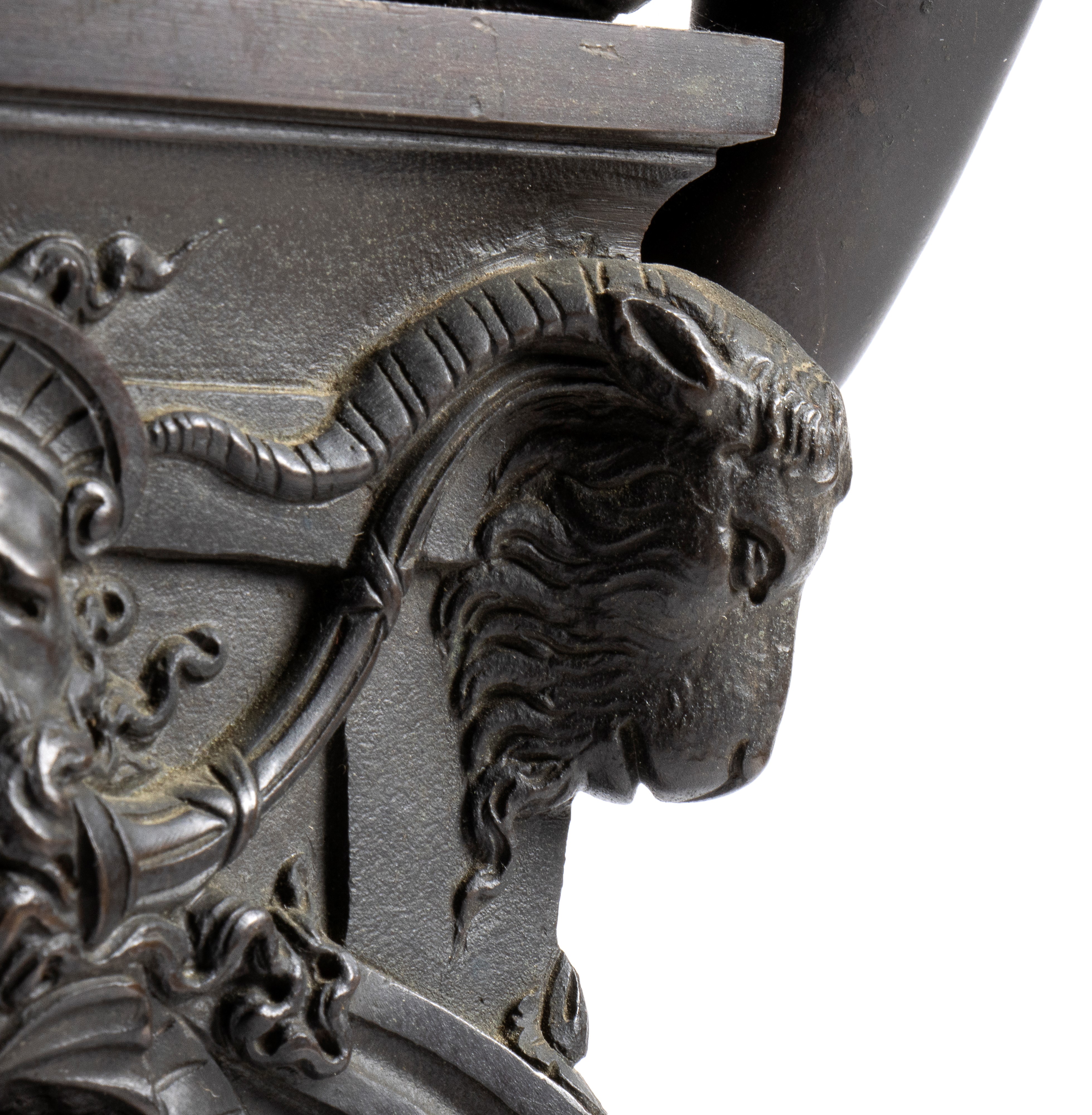 Scultura francese in bronzo raffigurante Perseo, copia di Cellini