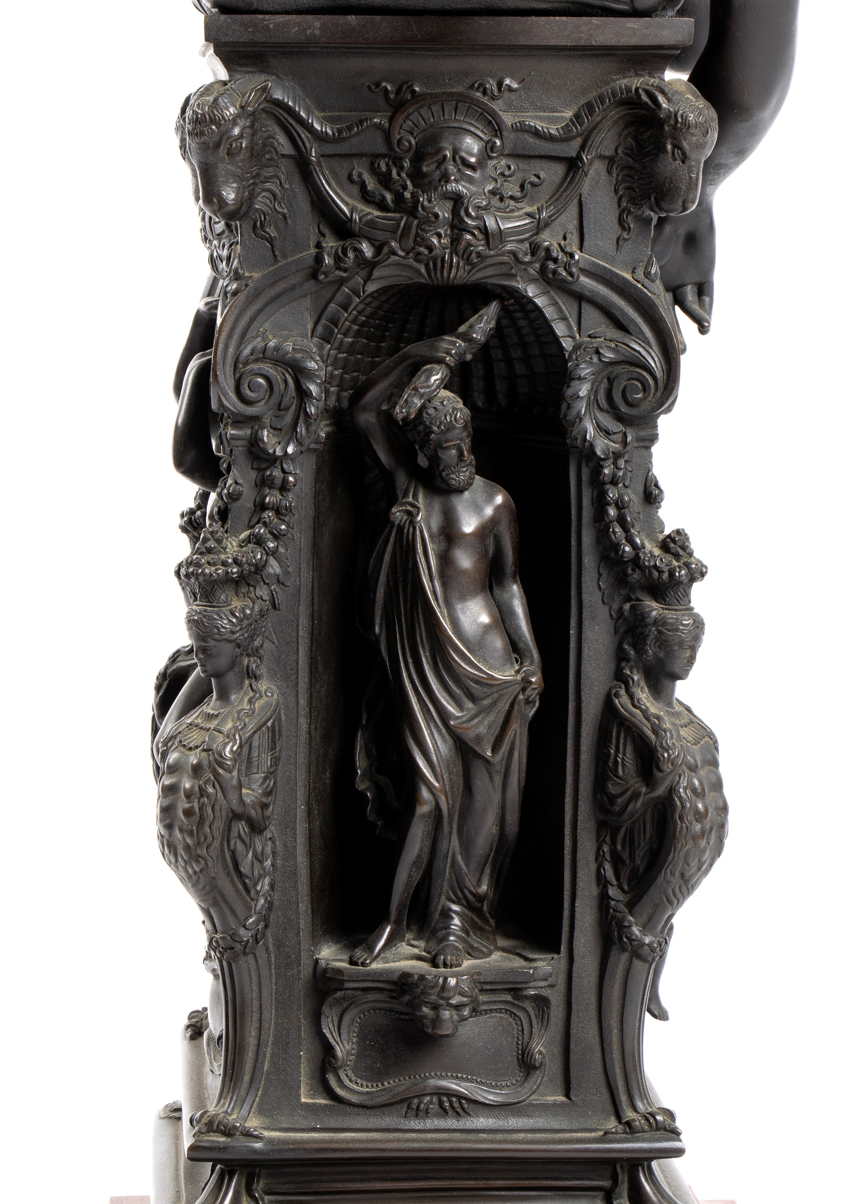 Statua Francese in Bronzo Raffigurante Perseo, Copia di Cellini
