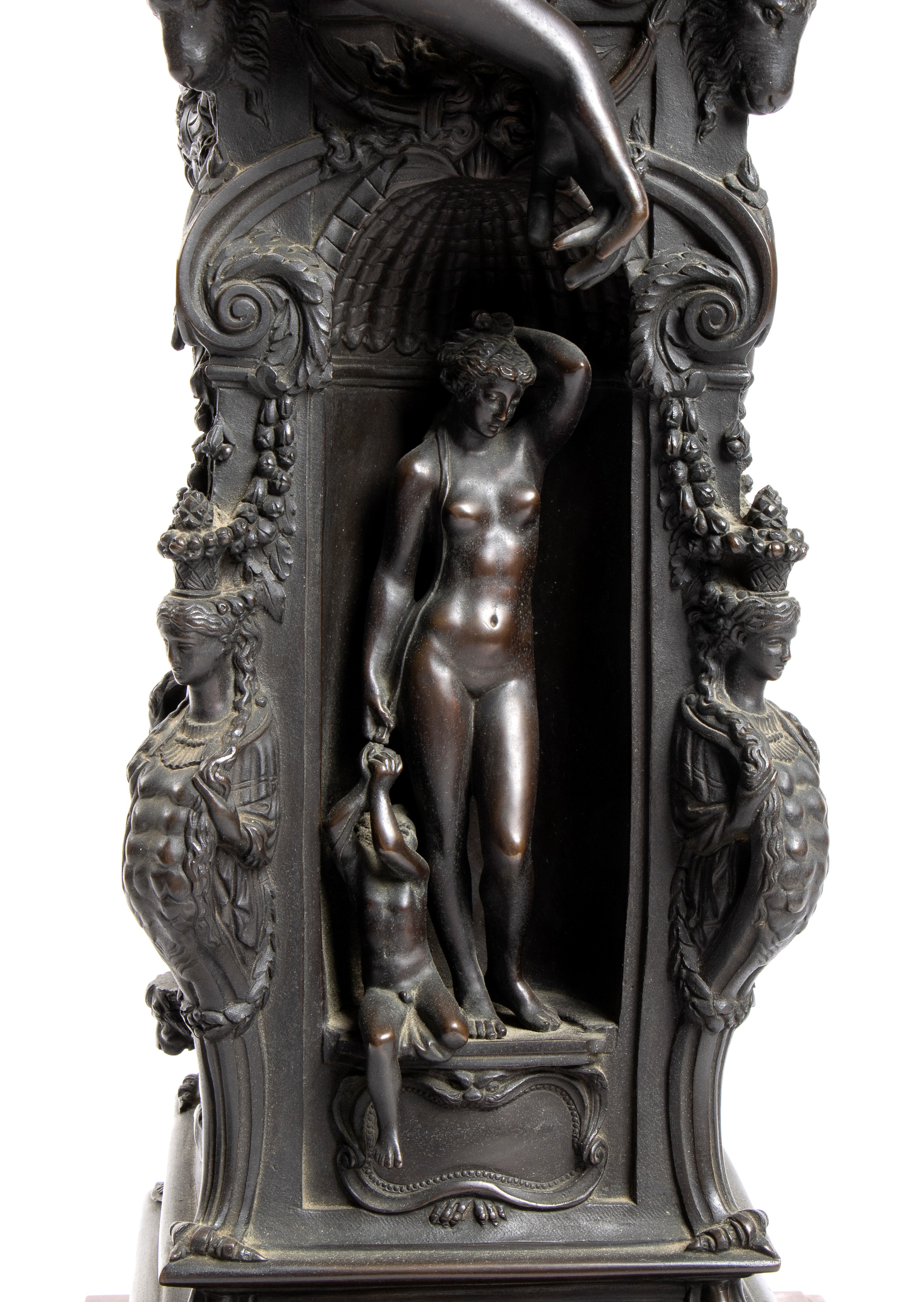 Scultura francese in bronzo raffigurante Perseo, copia di Cellini