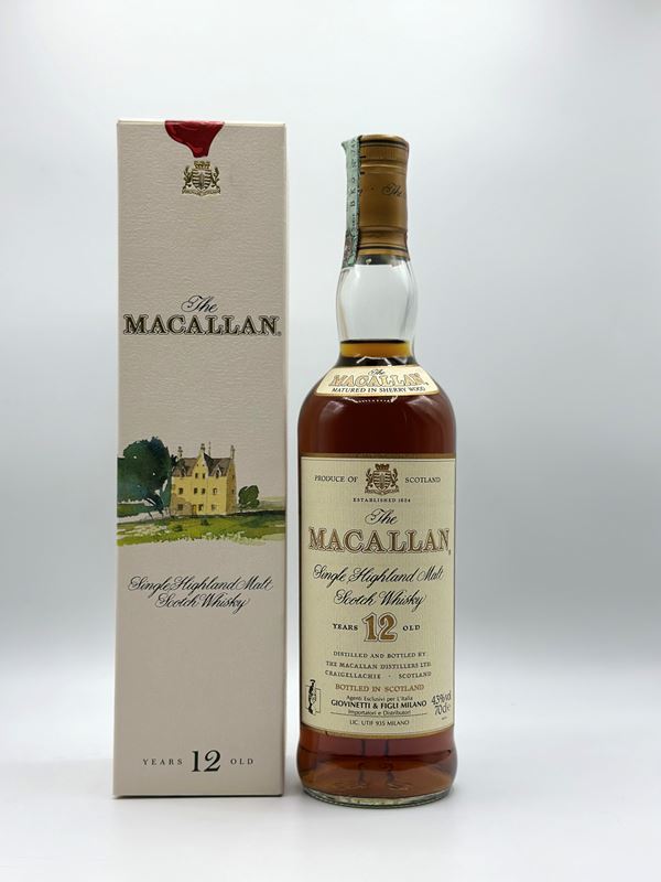The Macallan Highland Single Malt Scotch Whisky 12 Years Old