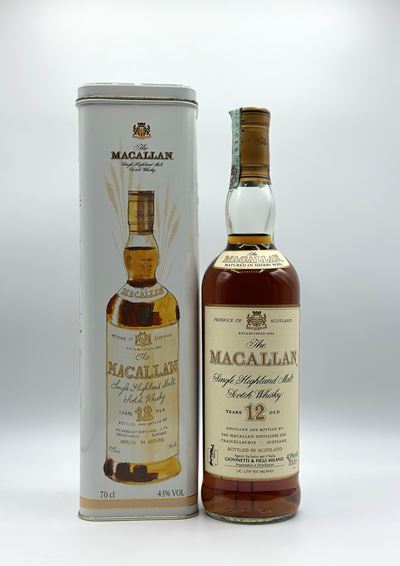 The Macallan Highland Single Malt Scotch Whisky 12 Years Old
