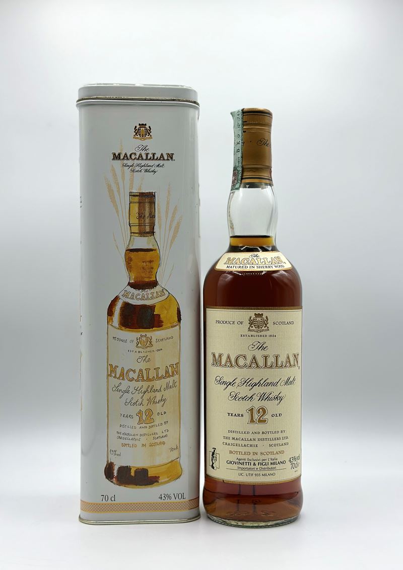 The Macallan Highland Single Malt Scotch Whisky 12 Years Old
