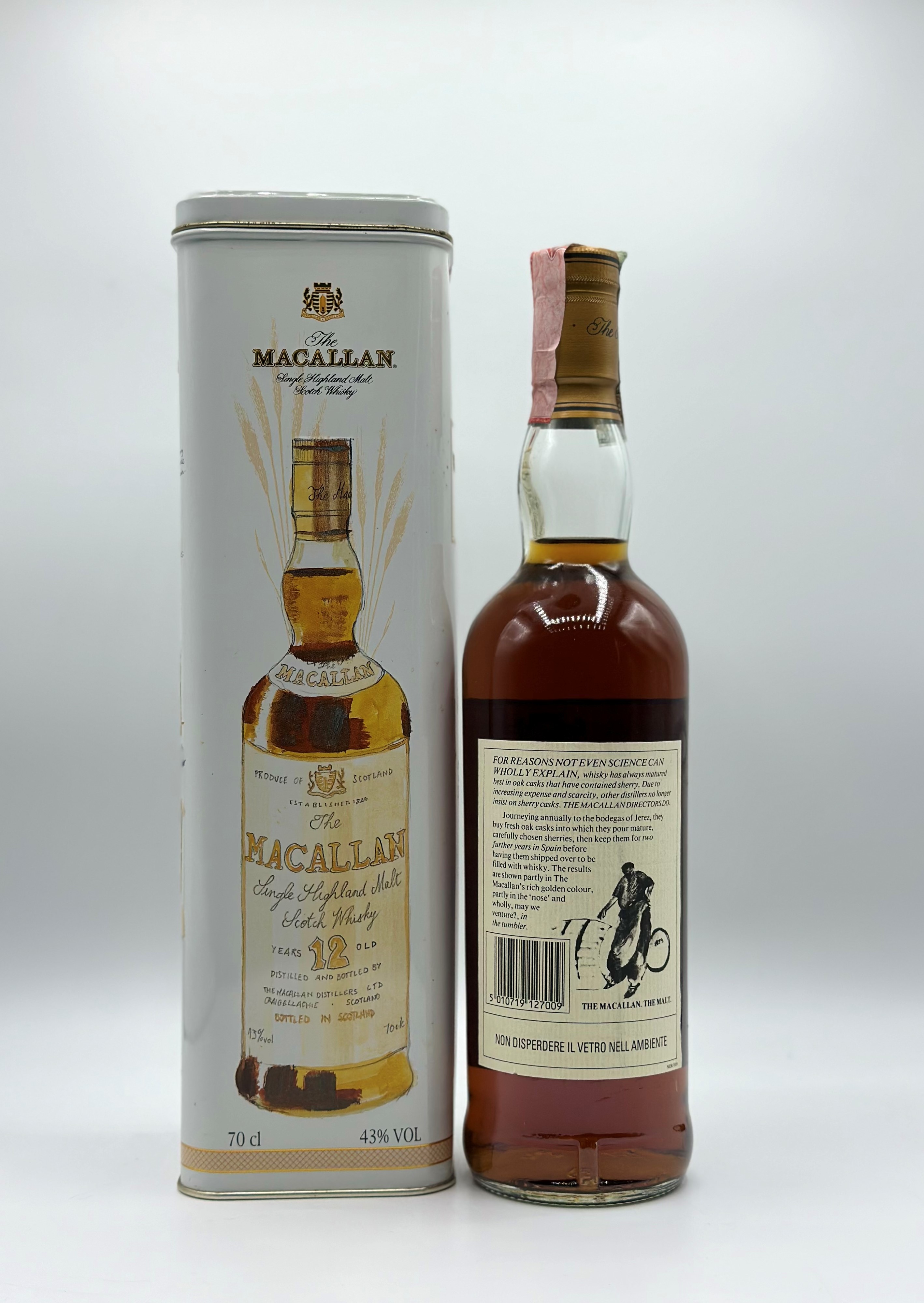 The Macallan Highland Single Malt Scotch Whisky 12 Years Old