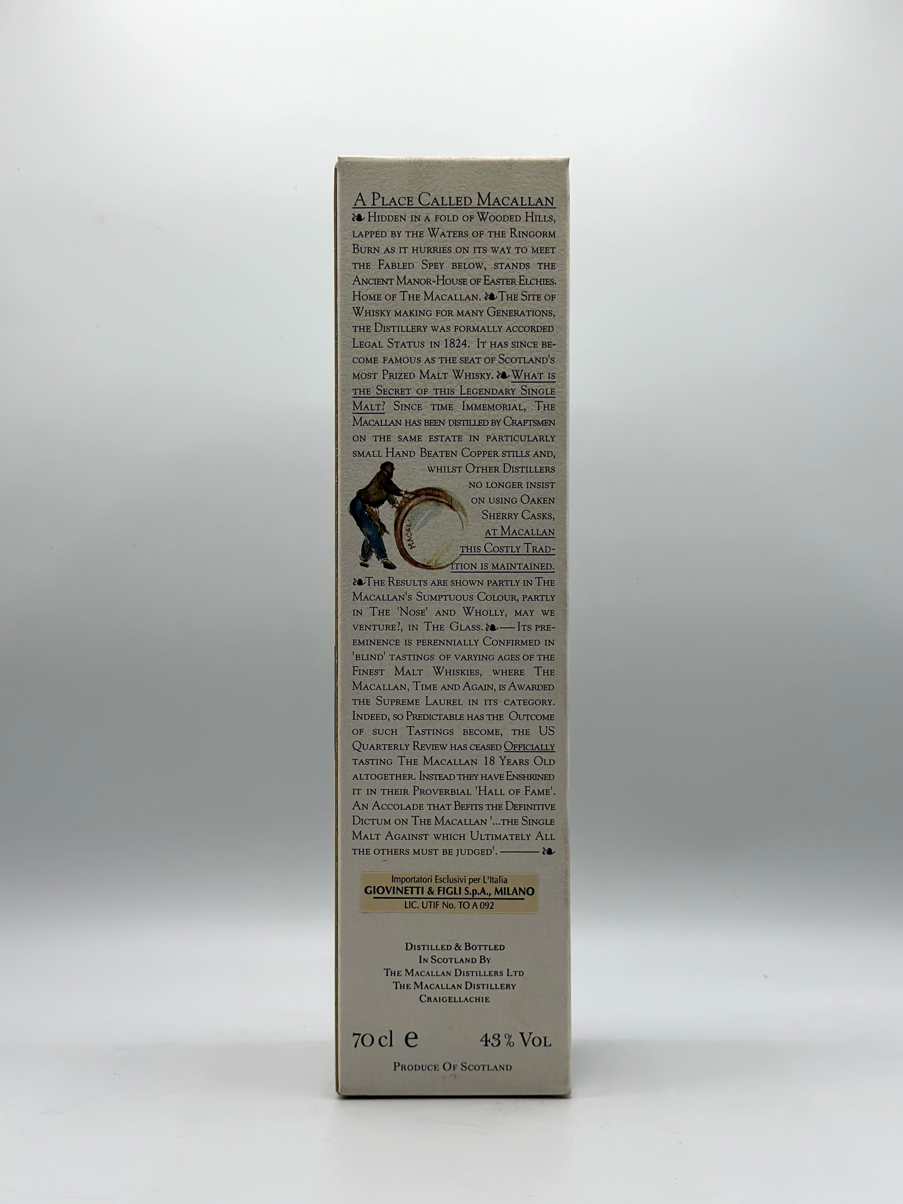The Macallan Highland Single Malt Scotch Whisky 18 Years Old 1978