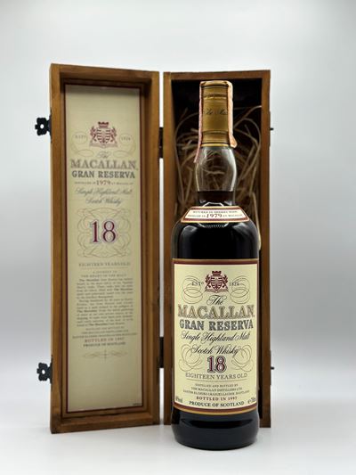The Macallan Gran Reserva 18 Year Old Single Malt Scotch Whisky 1979