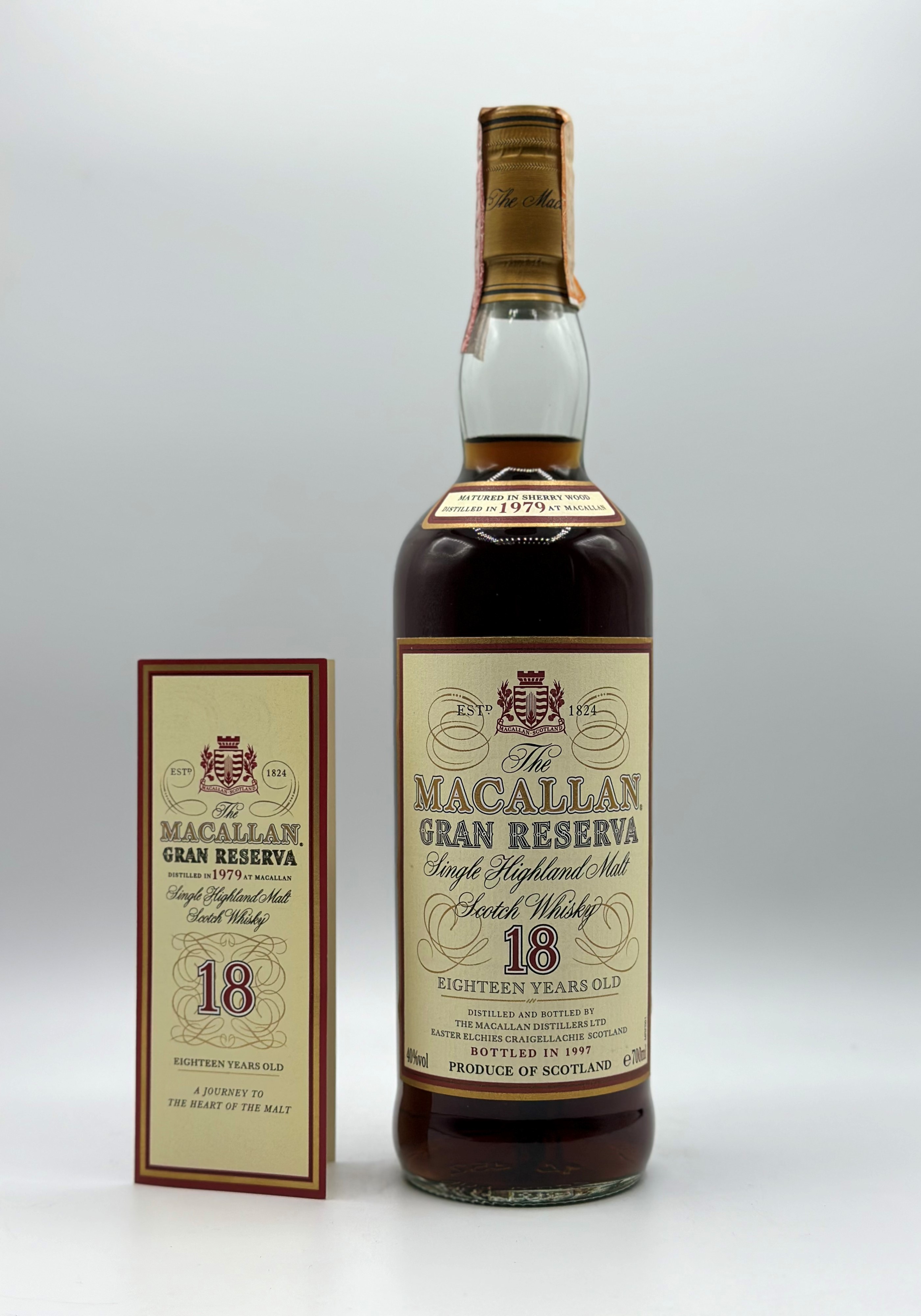 The Macallan Gran Reserva 18 Year Old Single Malt Scotch Whisky 1979