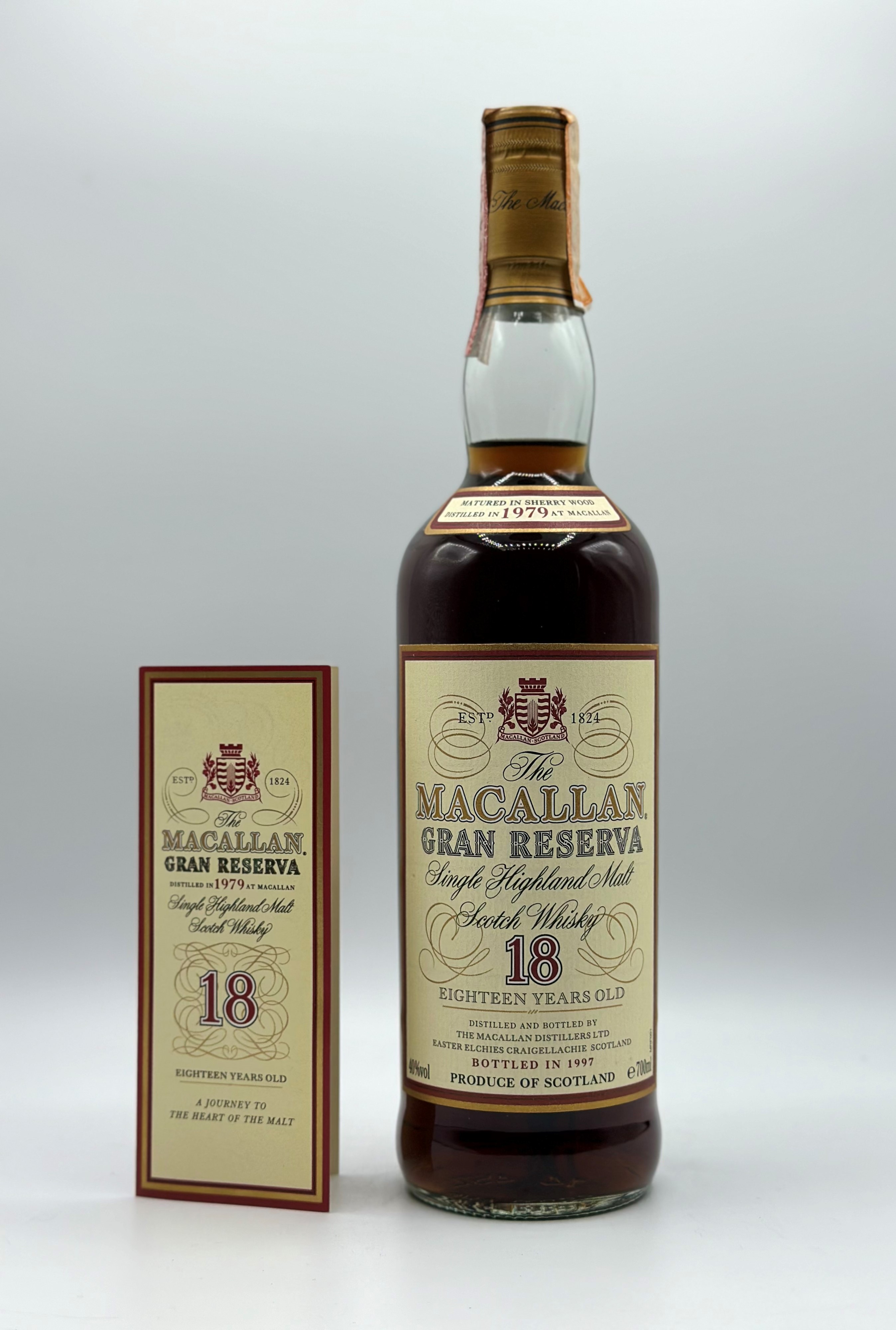 The Macallan Gran Reserva 18 Year Old Single Malt Scotch Whisky 1979