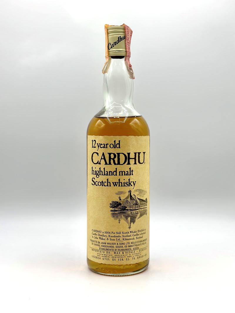 Cardhu Highland Malt Scotch Whisky 12 Years Old